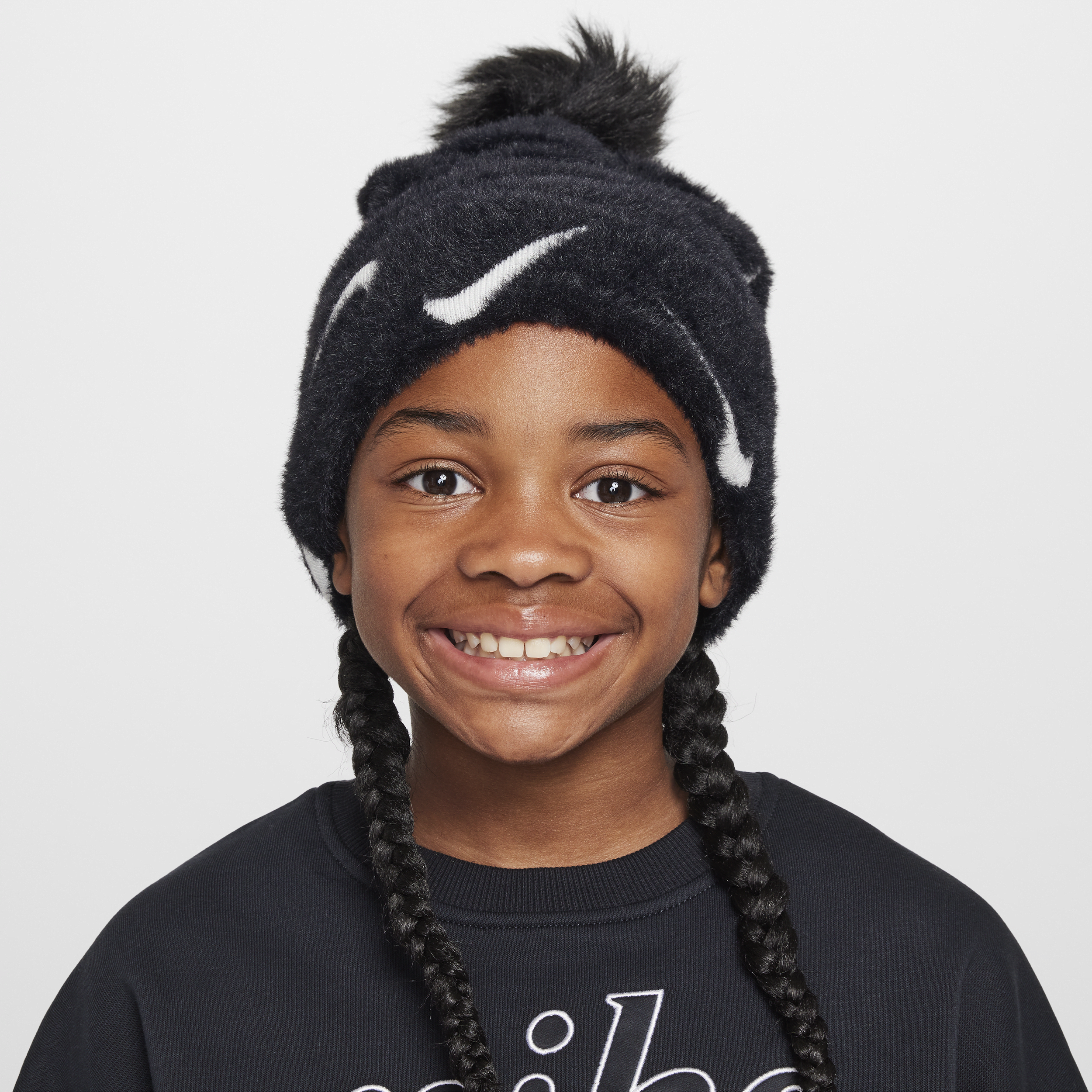 Bonnet Nike Peak pour ado - Noir