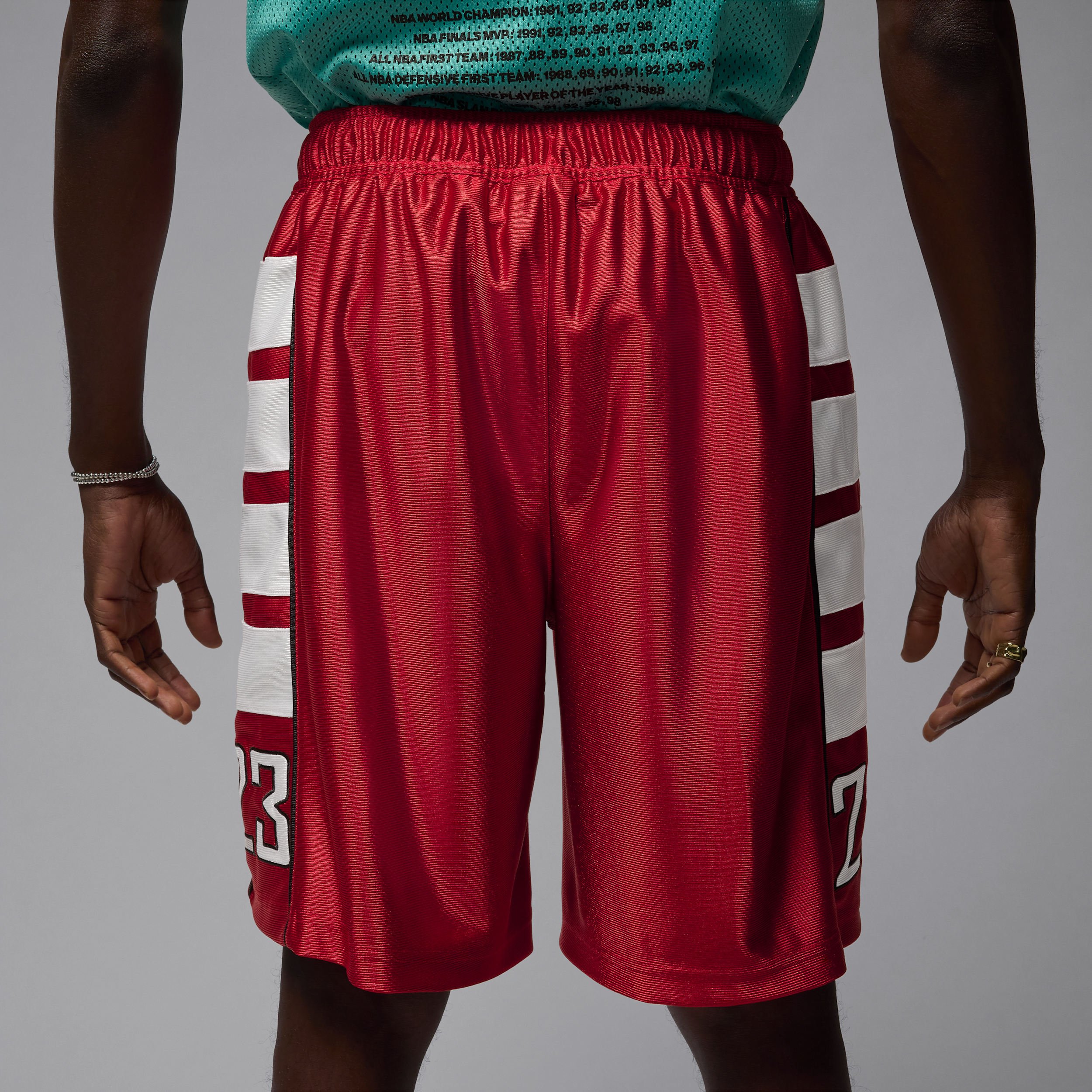 Thumbnail - Jordan Brooklyn Cat Scratch Shorts (Herren) - Rot