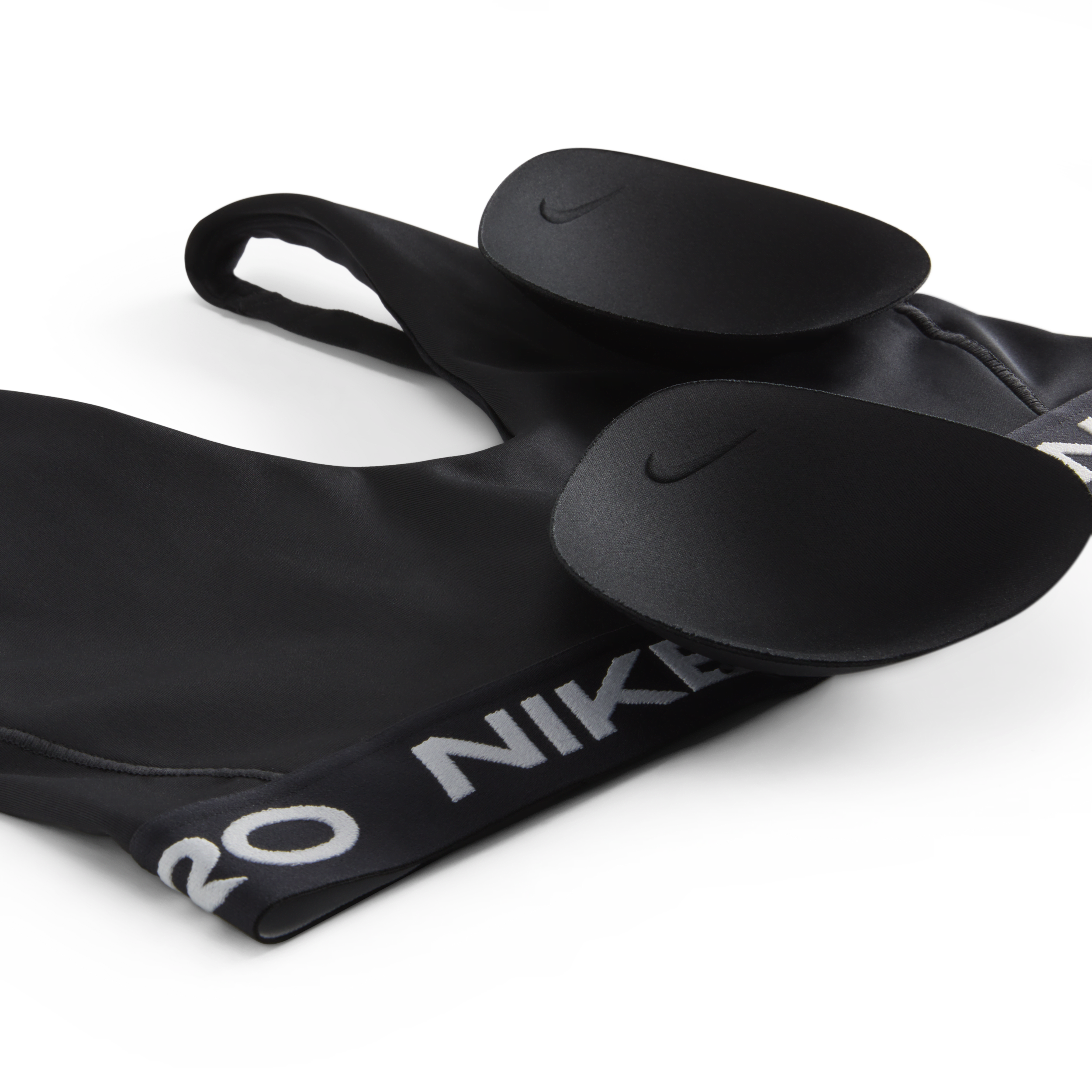 Nike Indy Plunge padded sport-bh met medium ondersteuning Zwart
