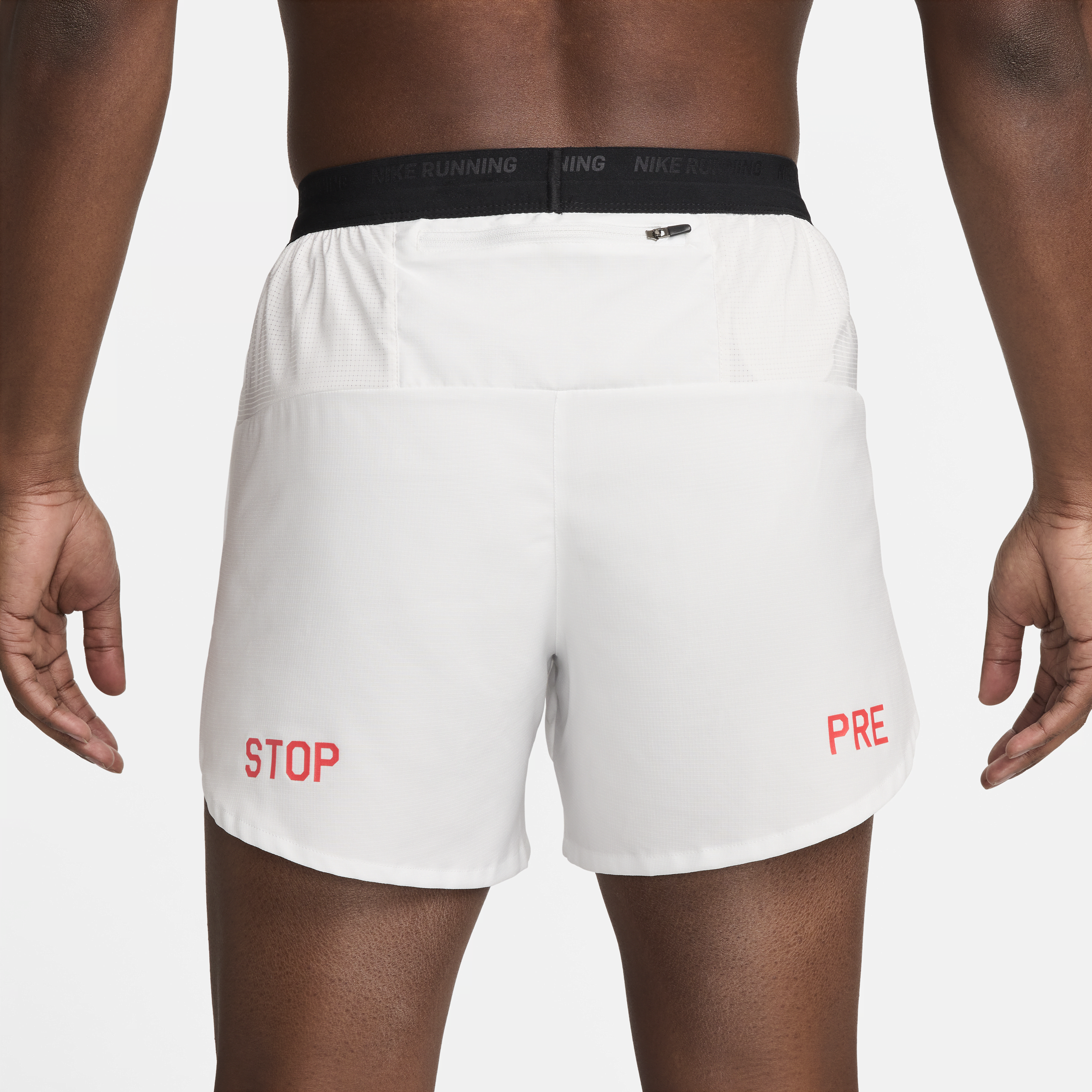 Nike Flex Stride Run Energy hardloopshorts met binnenbroek voor heren (13 cm) Wit