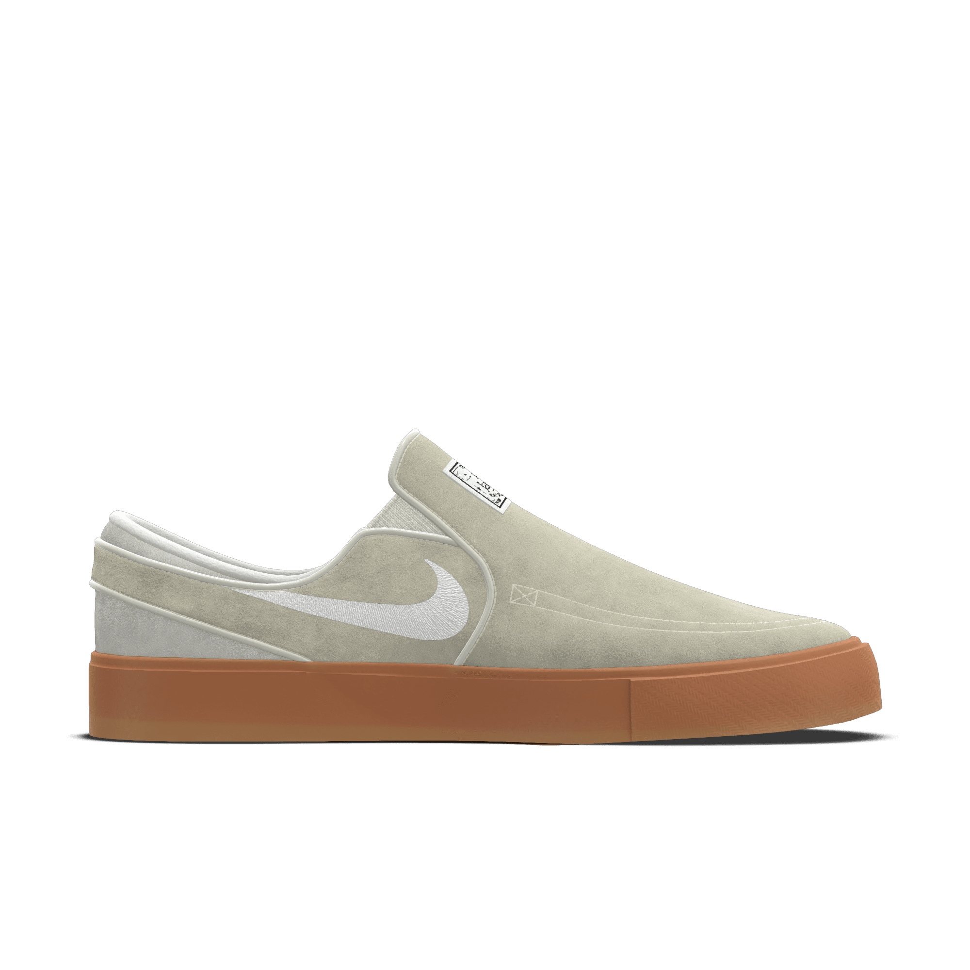 Nike SB Zoom Janoski Slip By You custom skateschoenen voor dames - Wit - 8829626478