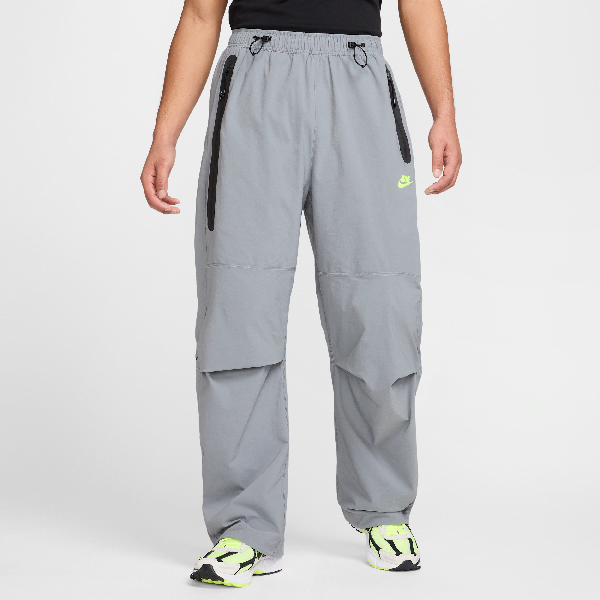 Pantalon tissé oversize Nike Tech pour homme - Gris