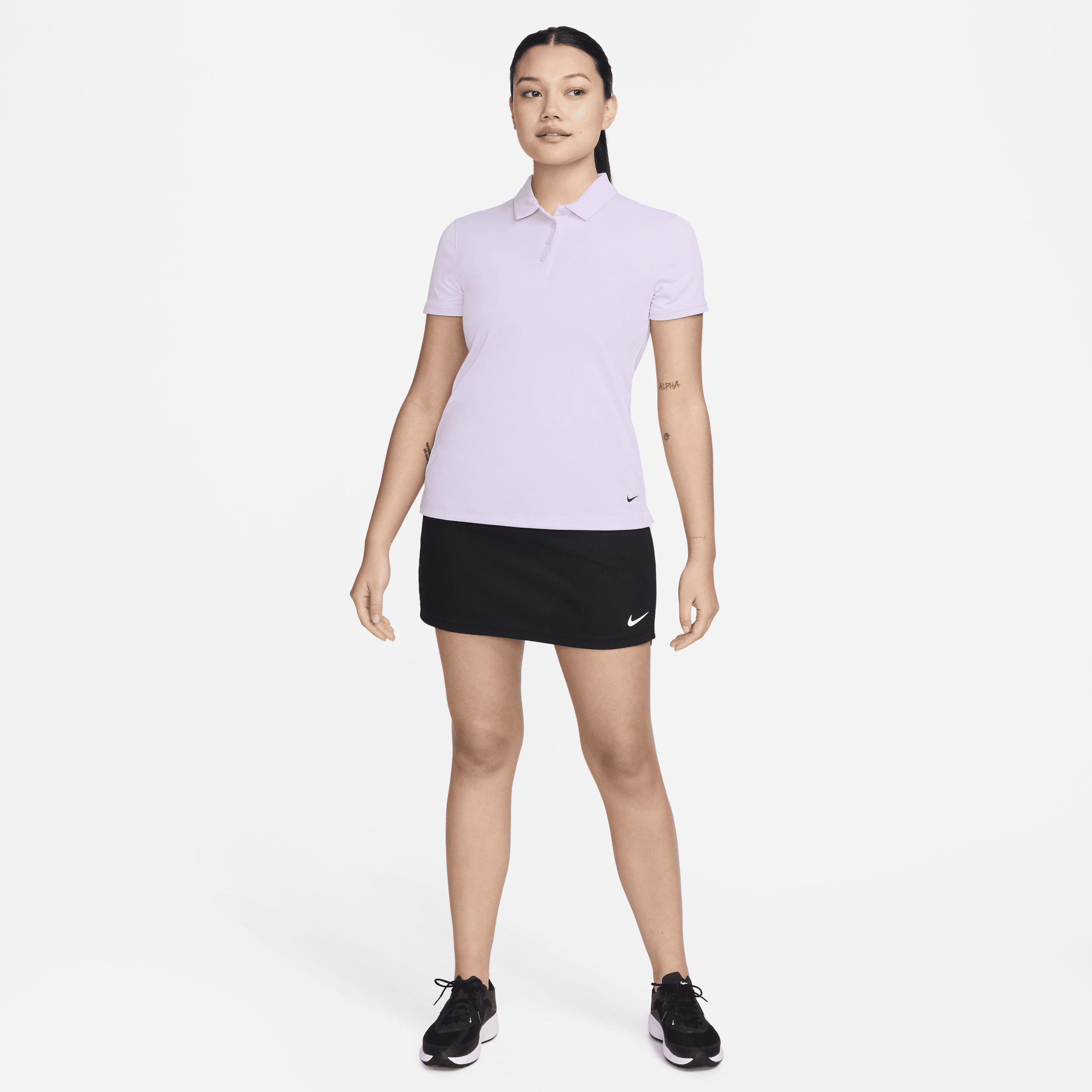 Nike Dri-FIT Victory Golfpolo voor dames Paars