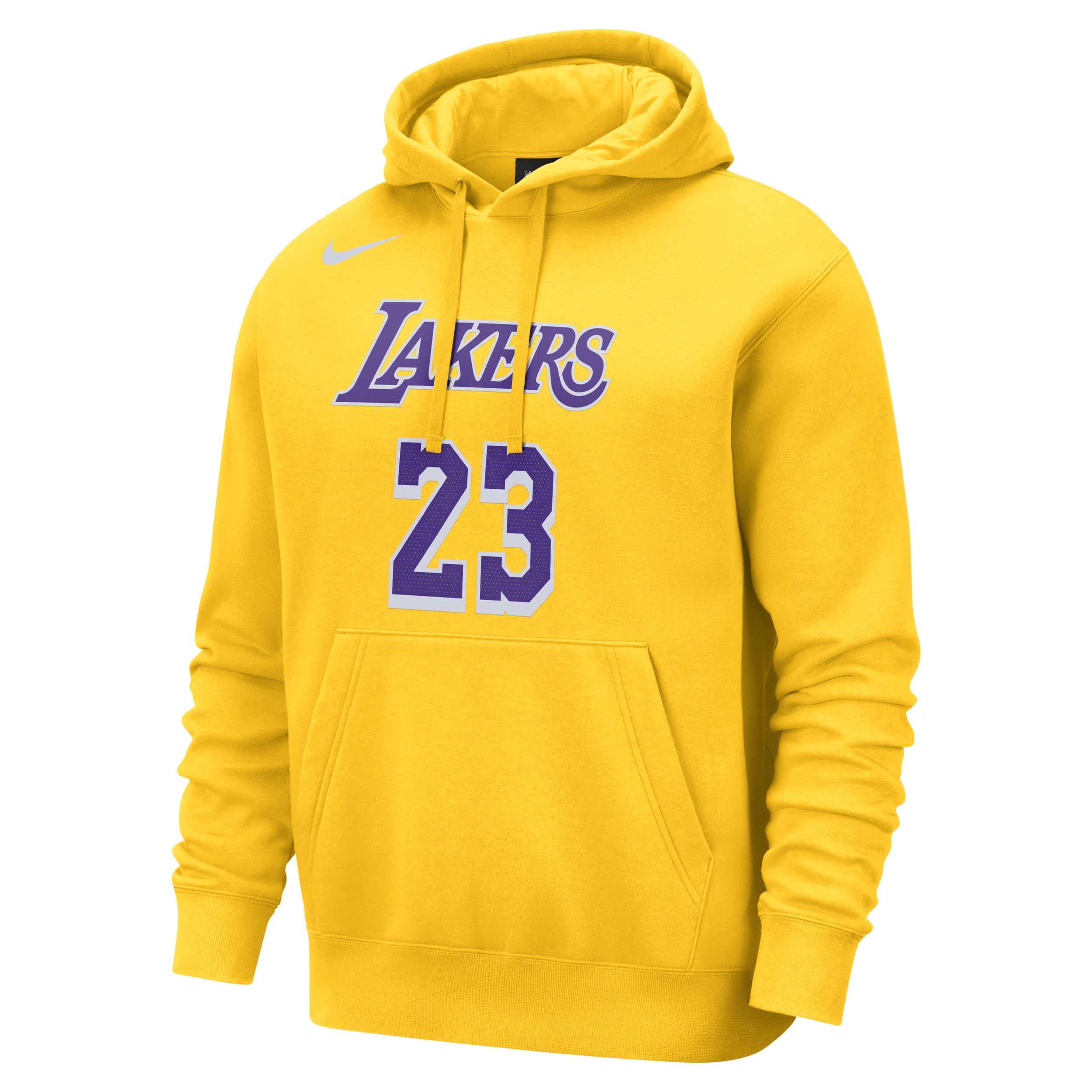 Sweat à capuche Nike NBA Los Angeles Lakers Club pour homme - Jaune