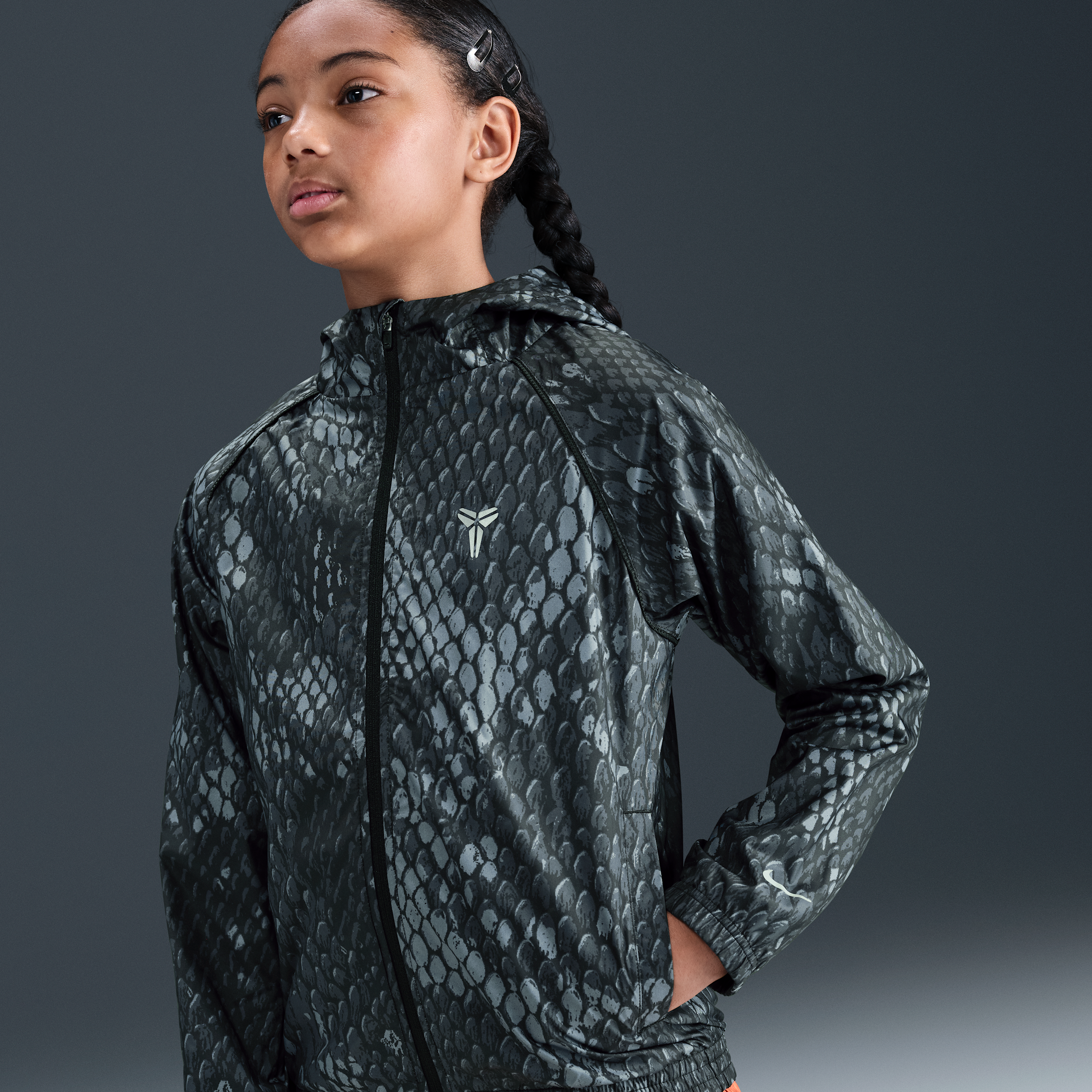 Nike Kobe Older Kids Lightweight Woven Jacket - Black - Polyester