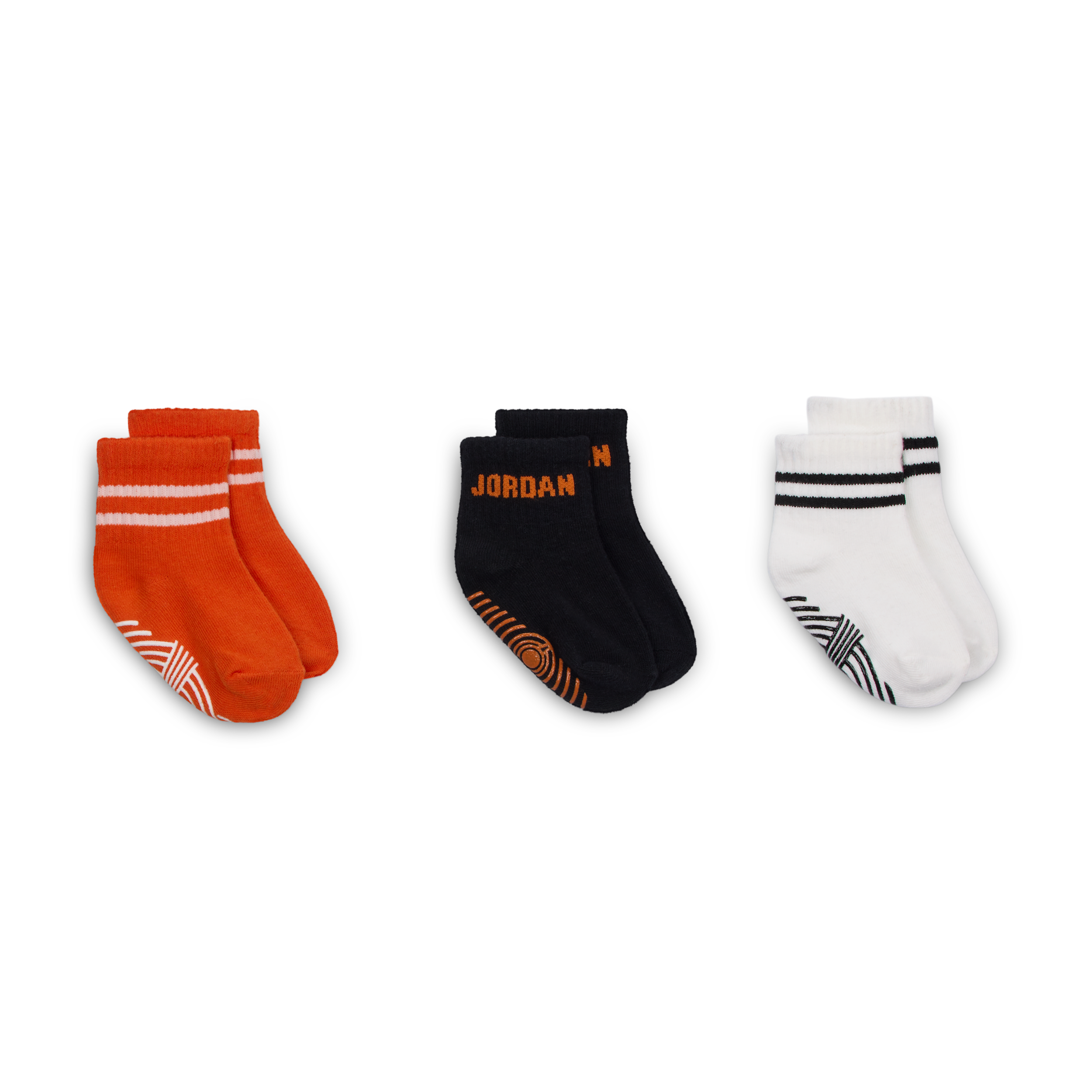 Thumbnail - Jordan Griffige MVP-Socken (Babys/Kleinkinder, 12–24 M, 3 Paar) - Schwarz