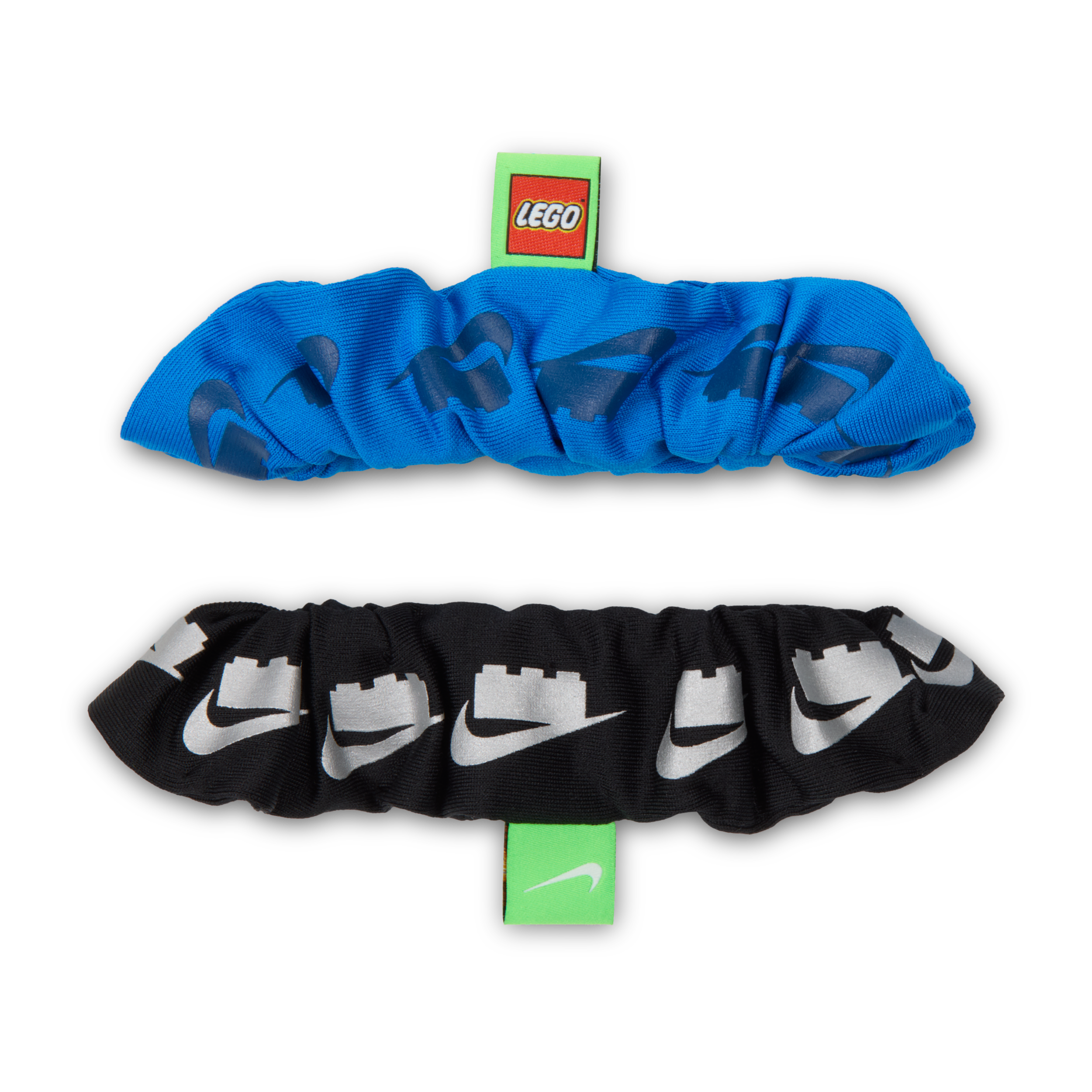 Thumbnail - Nike x LEGO® Kollektion geraffte Haargummis (2er-Pack) - Blau