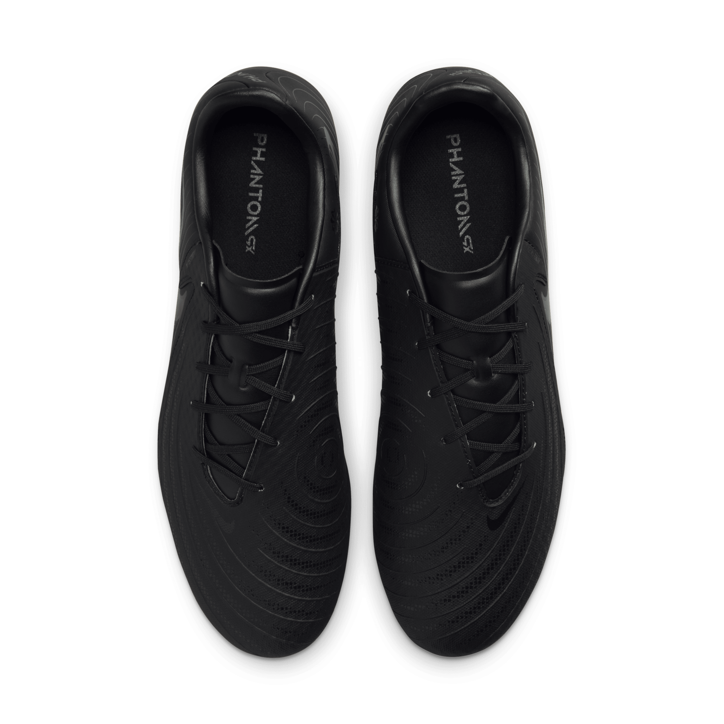 Chaussure de foot à crampons basse pour terrains gras Nike Phantom GX 2 Academy - Noir