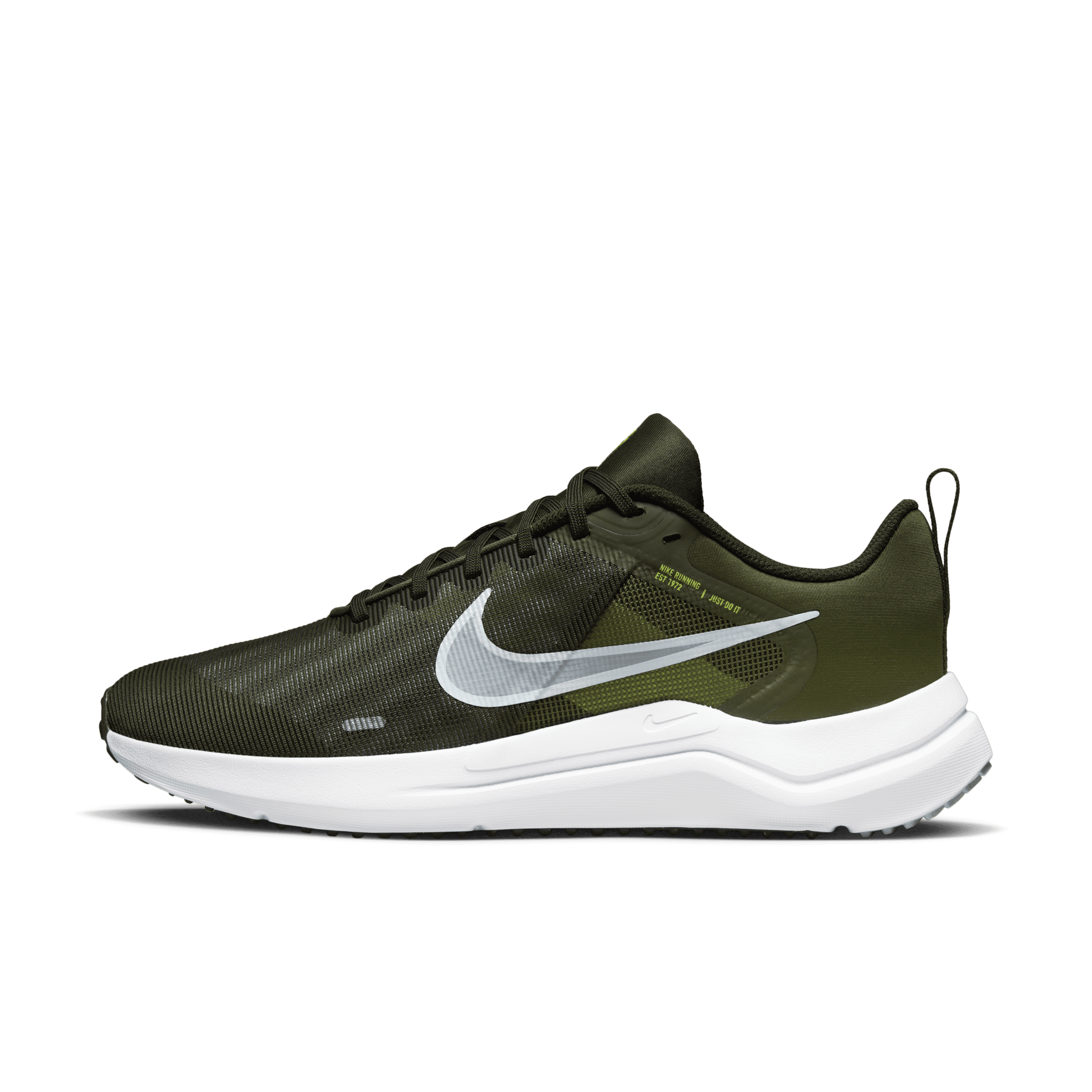 Nike Downshifter 12 Hardloopschoen voor heren (straat) - Groen - DD9293-300
