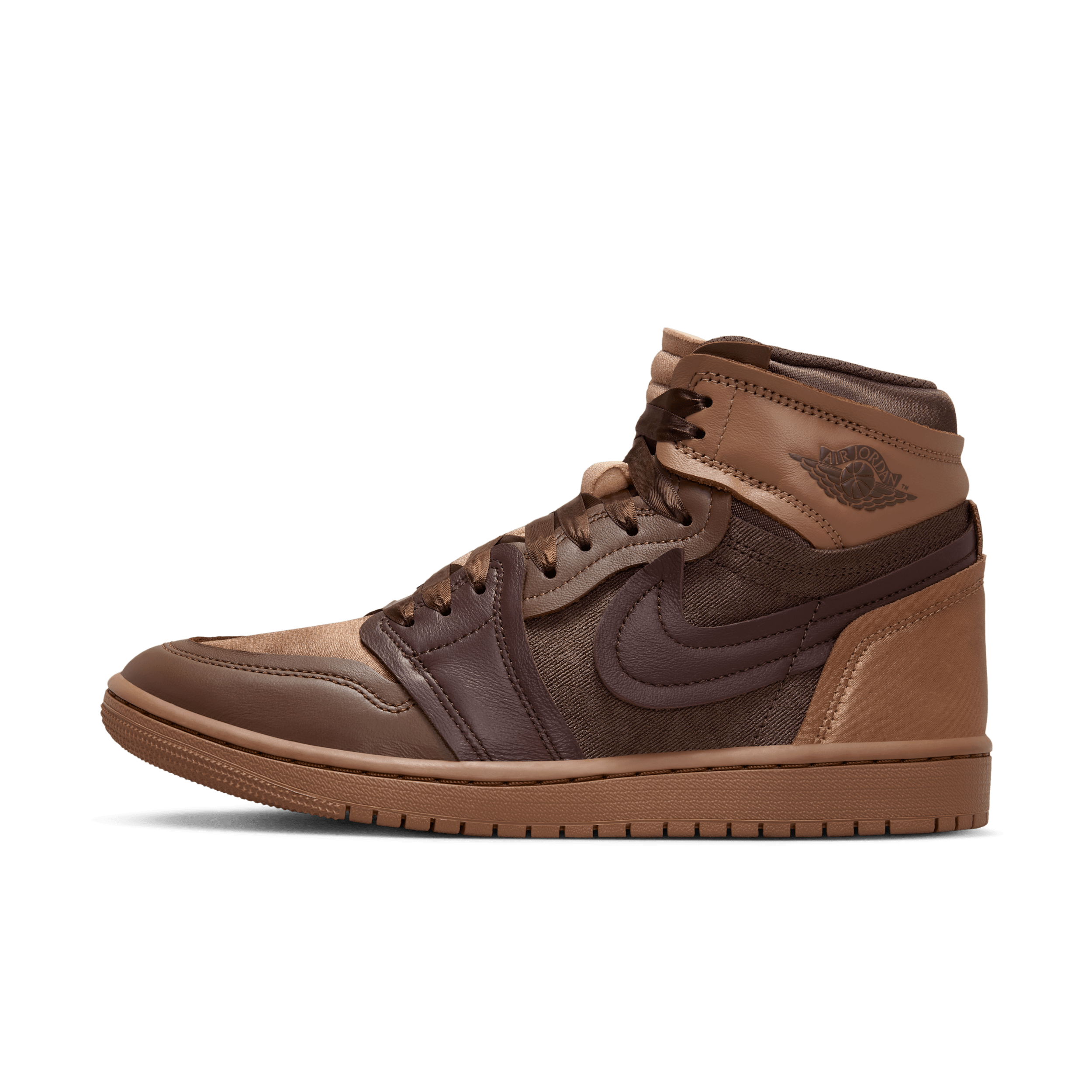 Air Jordan 1 High Method of Make Damenschuh – Braun