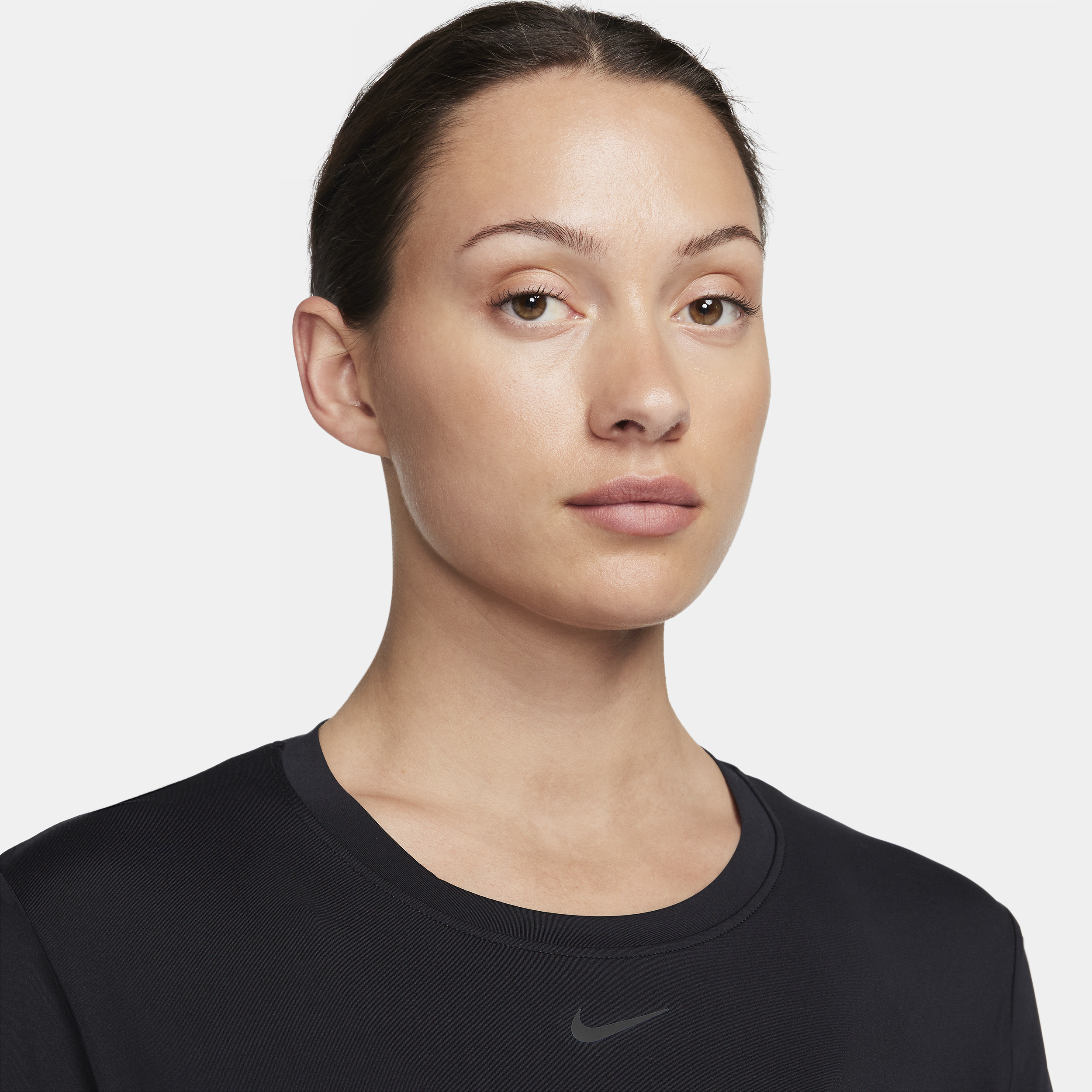 Nike One Classic Dri-FIT damestop met korte mouwen Zwart