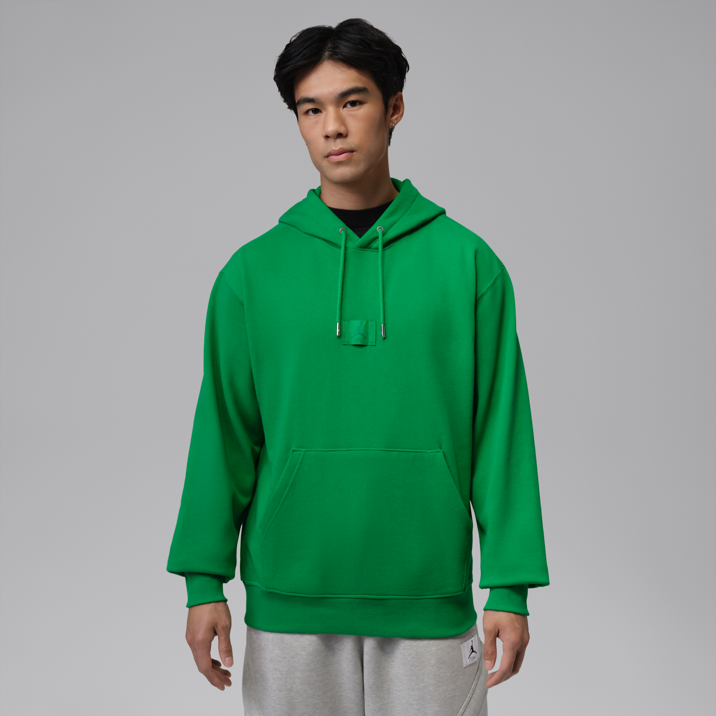 Felpa pullover con cappuccio Jordan Flight Fleece – Uomo - Verde