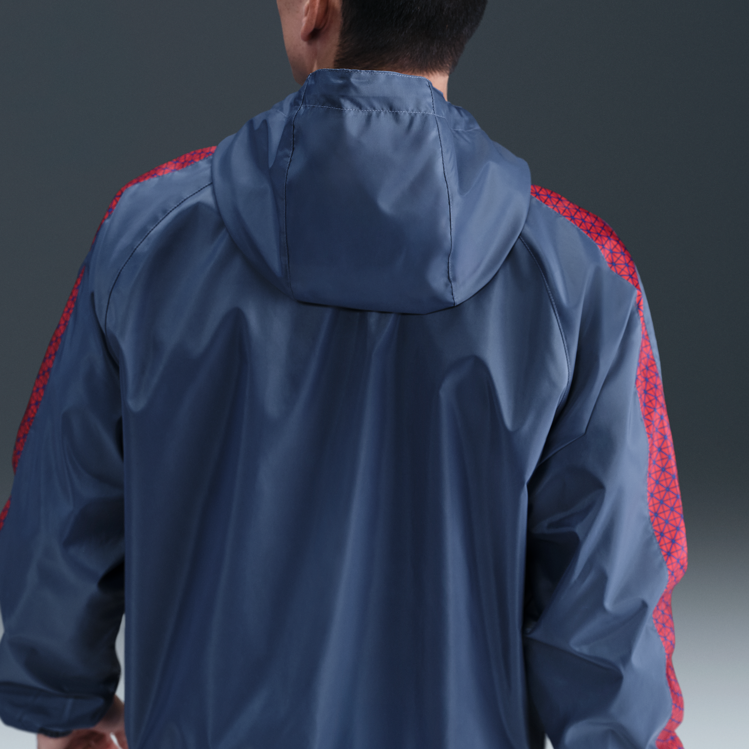 Thumbnail - Paris Saint-Germain Nike Fußball-Trainingsanzug aus Webmaterial mit Kapuze (Herren) - Blau