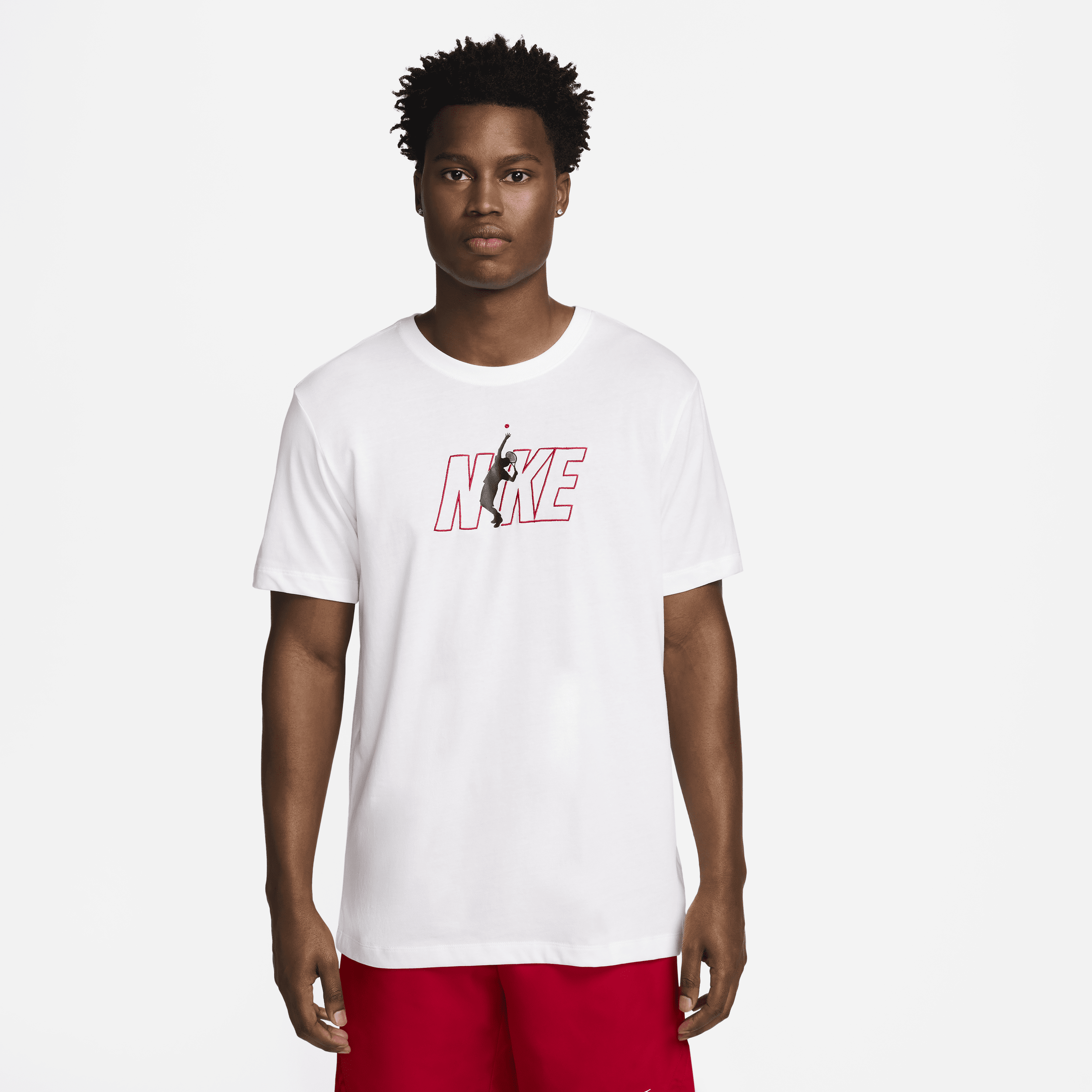 Nike Court Dri-FIT Tennisshirt voor heren Wit