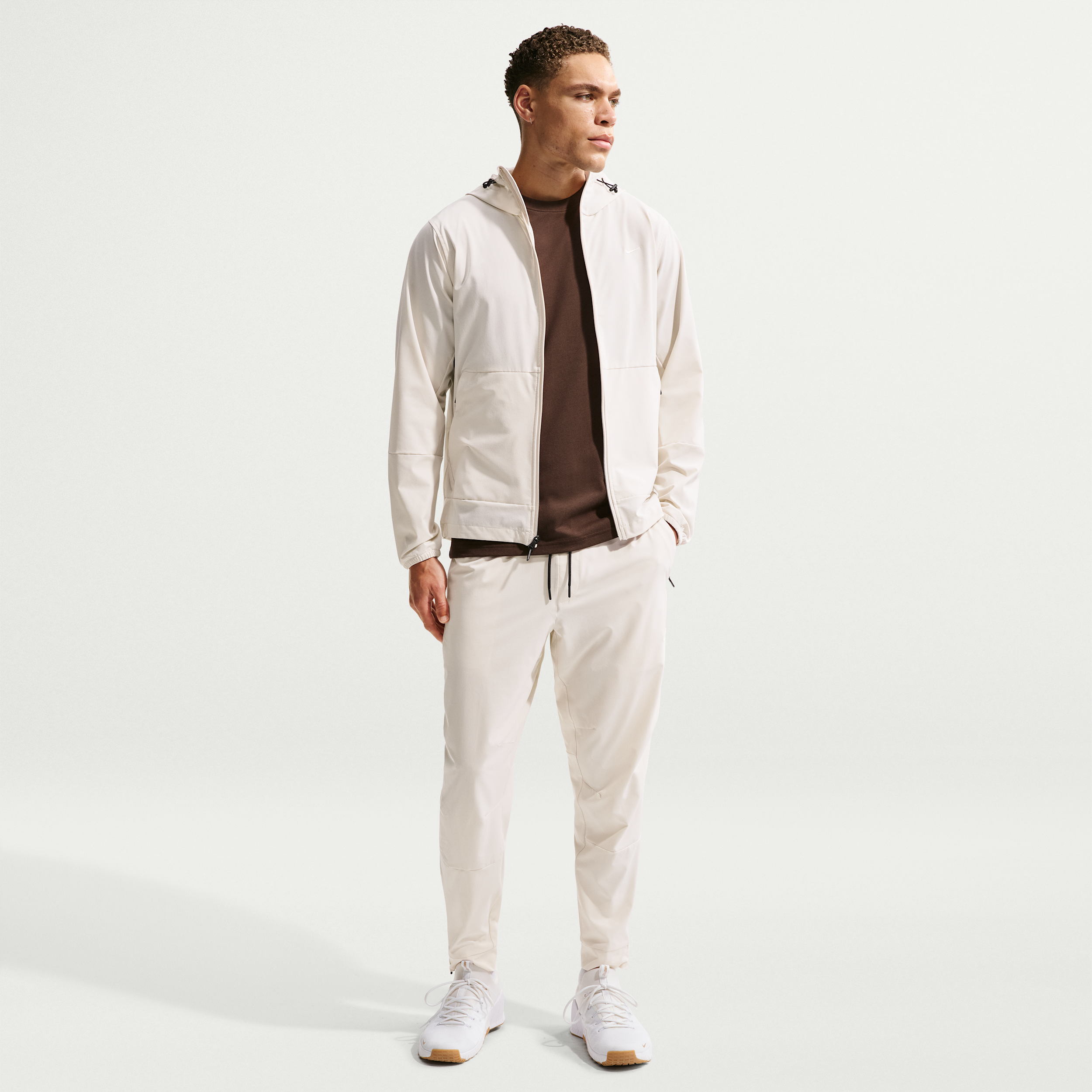 Pantaloni versatili con zip sul bordo Dri-FIT Nike Unlimited – Uomo - Marrone
