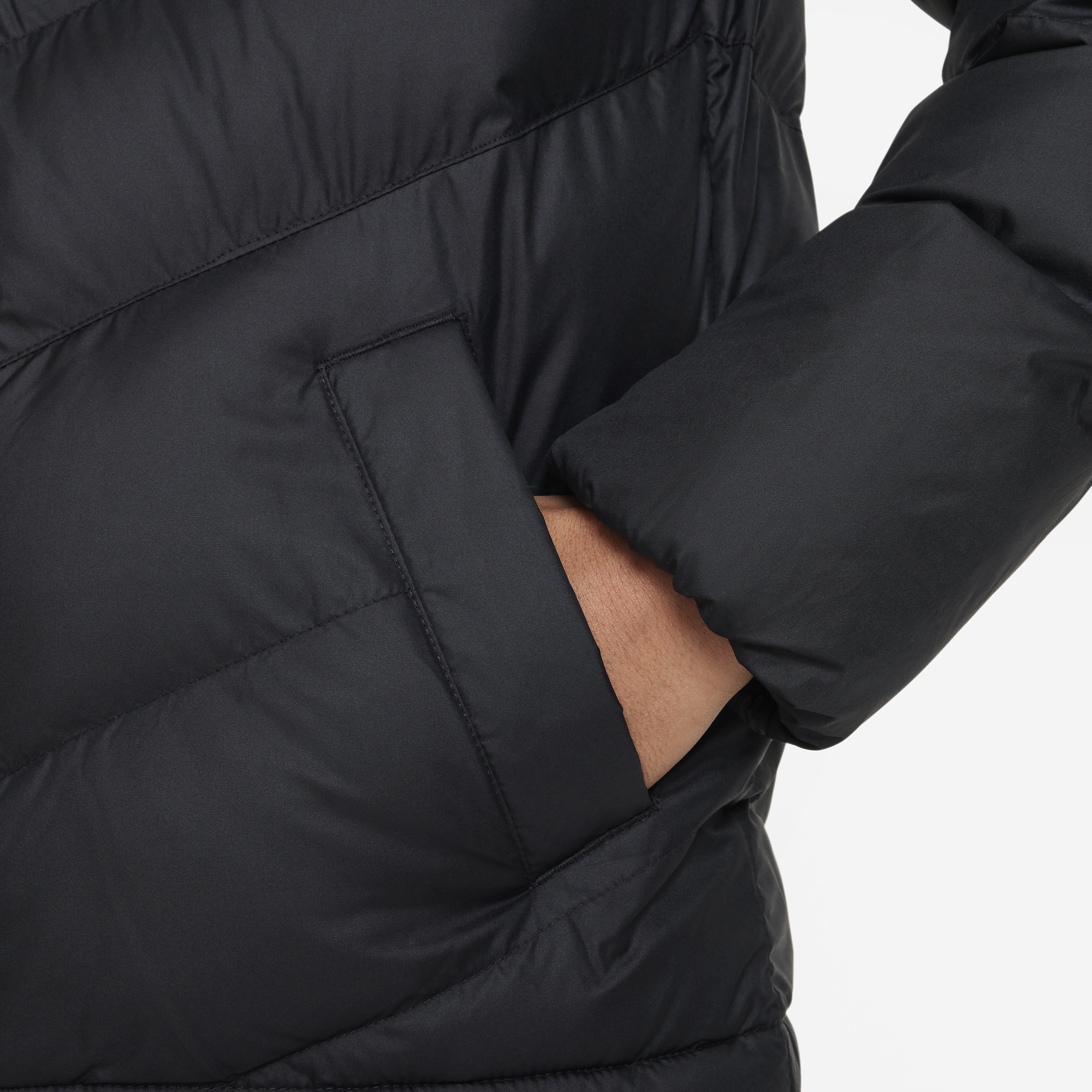 Veste à capuche et garnissage synthétique Nike Sportswear pour ado - Noir