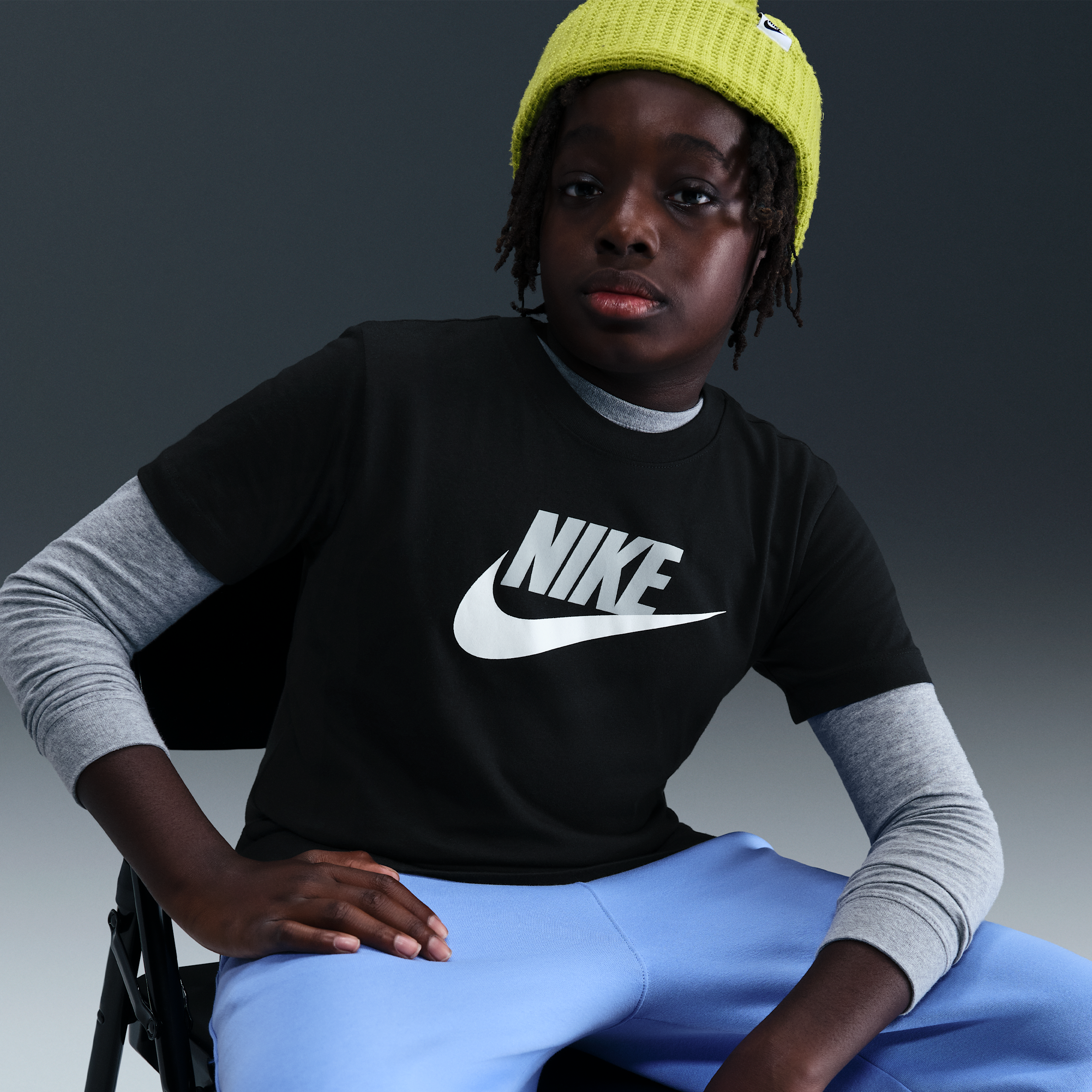 Thumbnail - Nike T-Shirt (ältere Kinder) - Schwarz