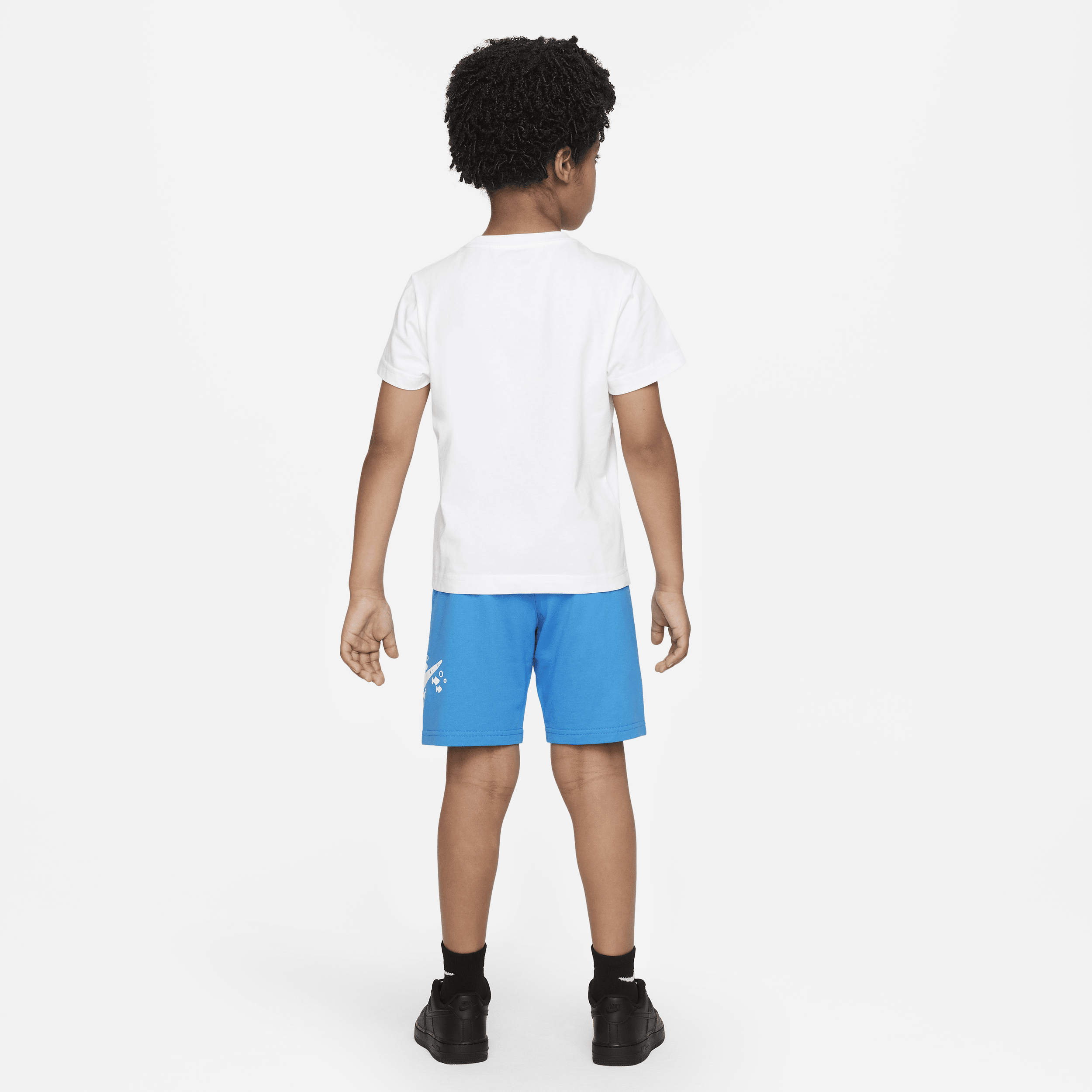 Thumbnail - Nike Coral Reef Tee and Shorts Set 2-teiliges Set für jüngere Kinder - Blau