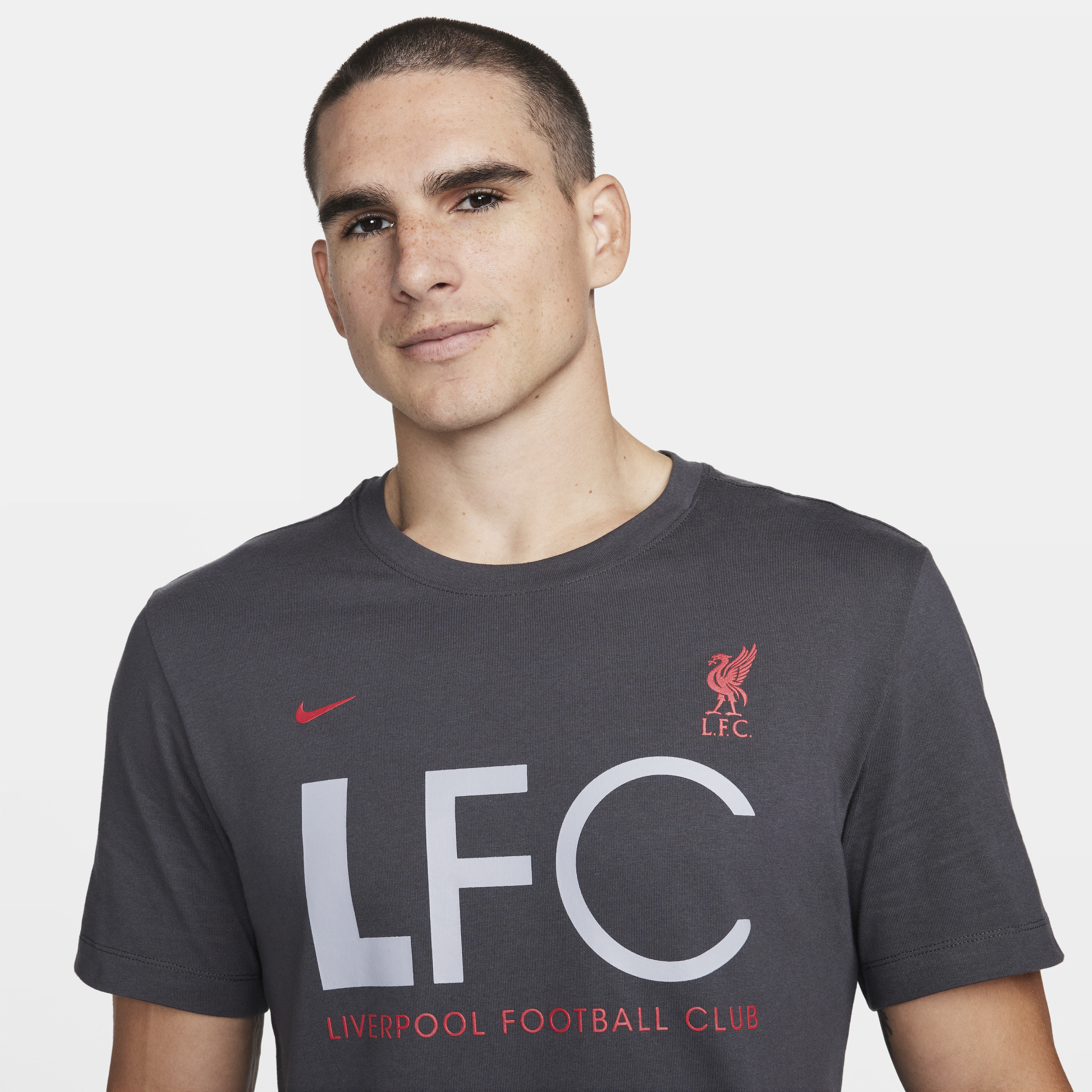 Nike Liverpool FC Mercurial voetbalshirt voor heren Grijs
