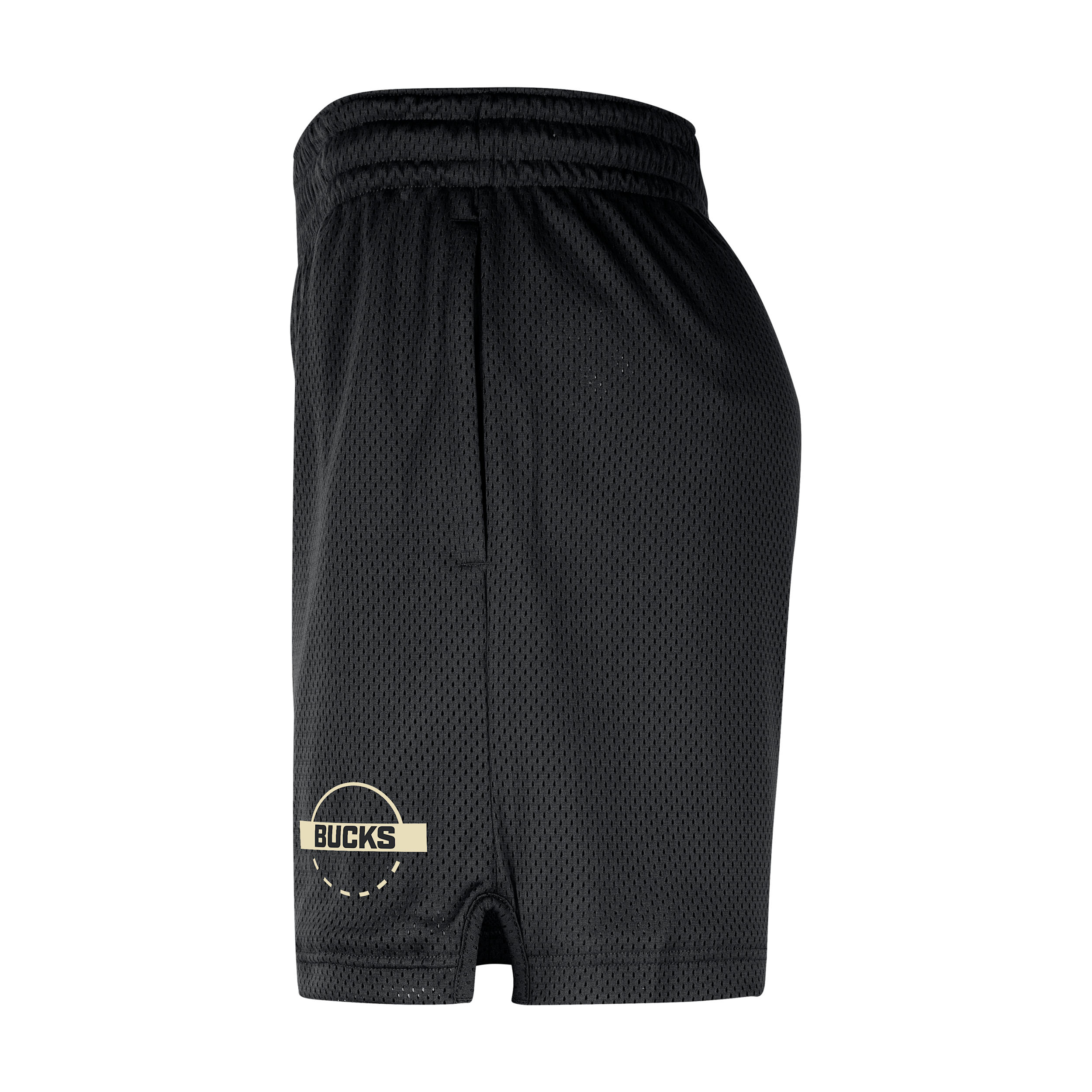 Thumbnail - Milwaukee Bucks Nike NBA Mesh-Shorts für Herren - Schwarz