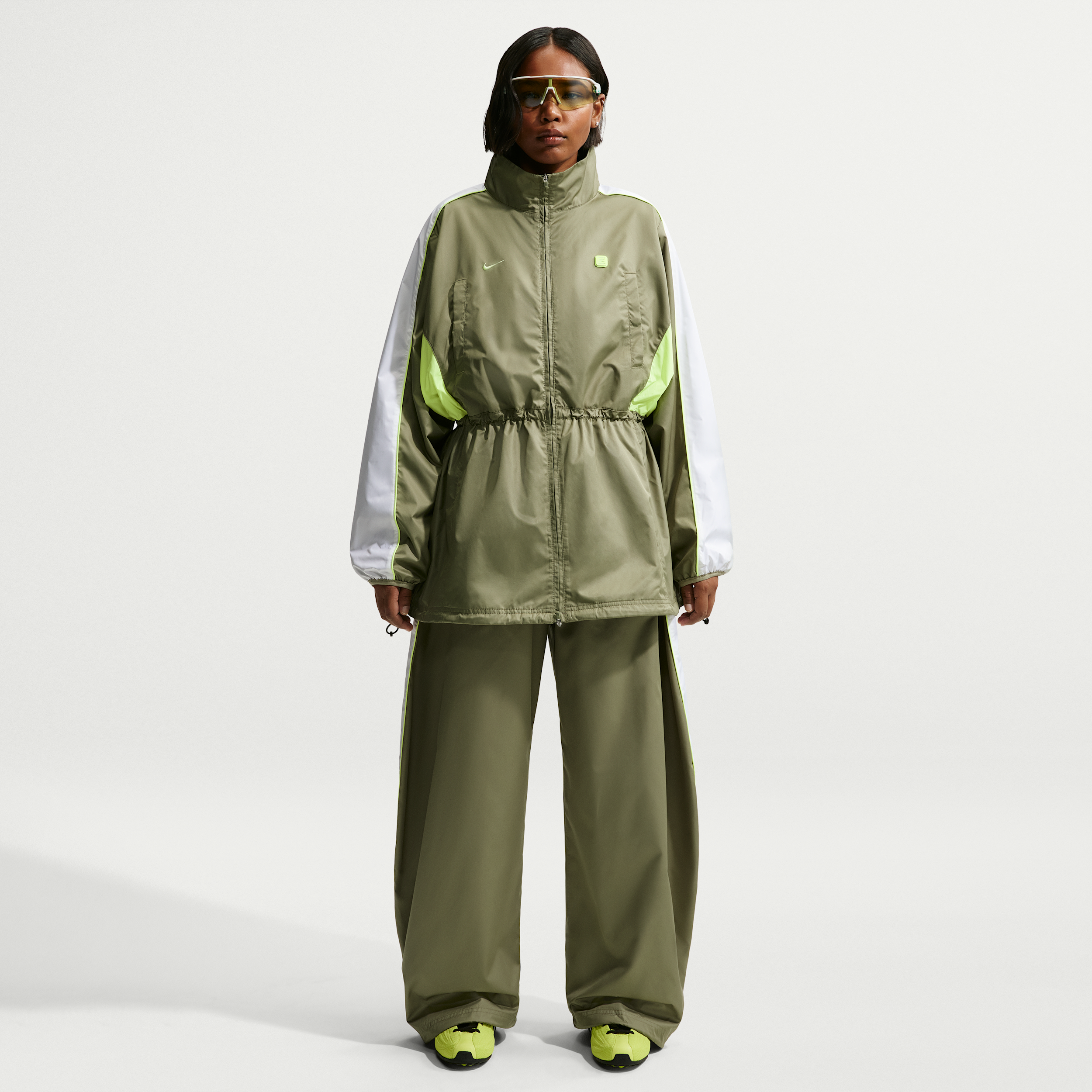 Nike Shox Geweven broek voor dames - Grijs