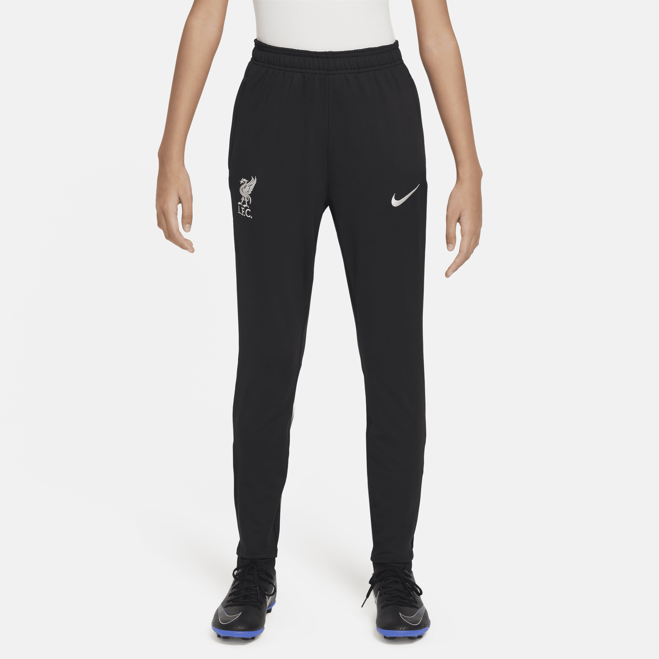 Pantalon de foot en maille Nike Dri-FIT Liverpool FC Strike pour ado - Noir