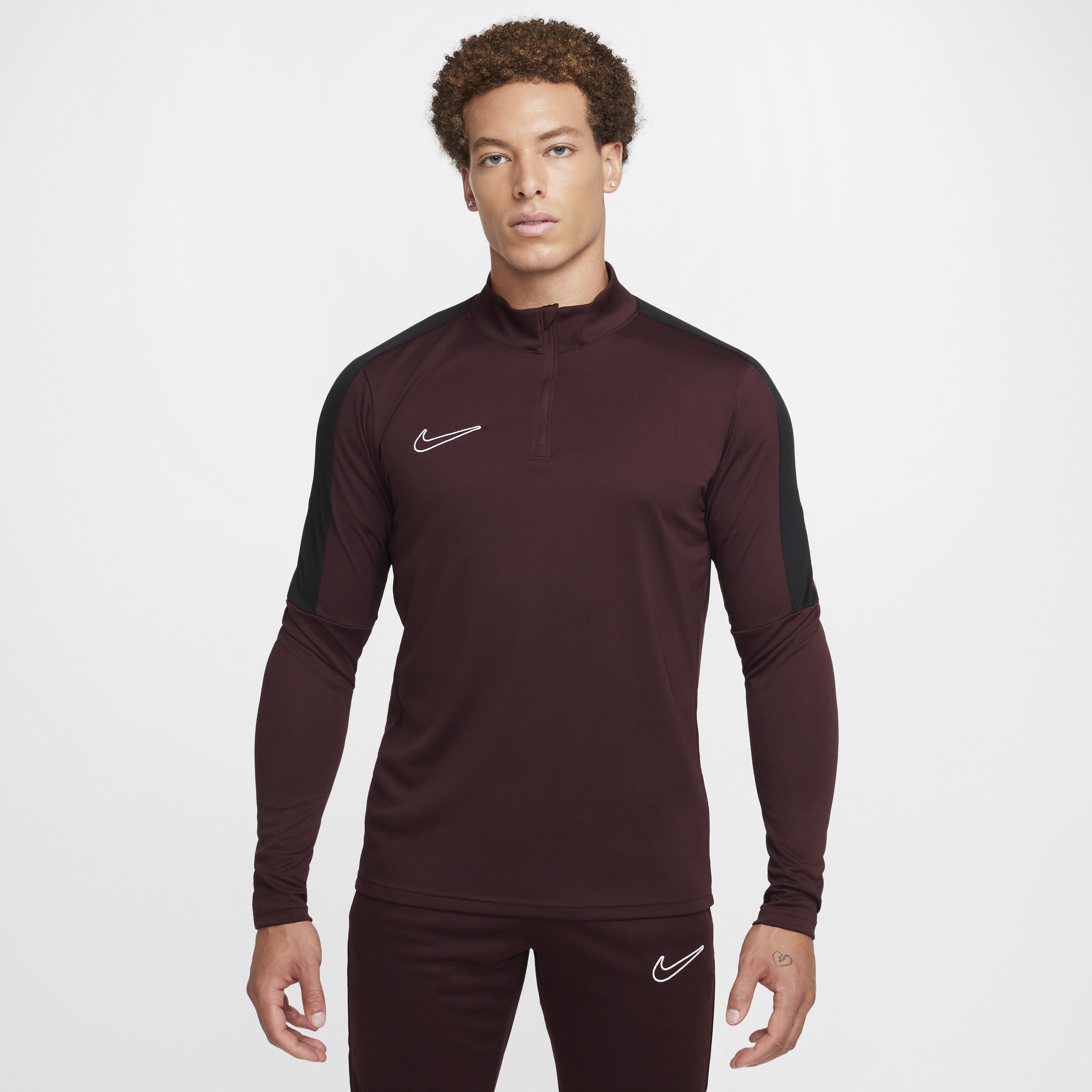 Haut de foot à demi-zip Dri-FIT Nike Academy pour homme - Rouge