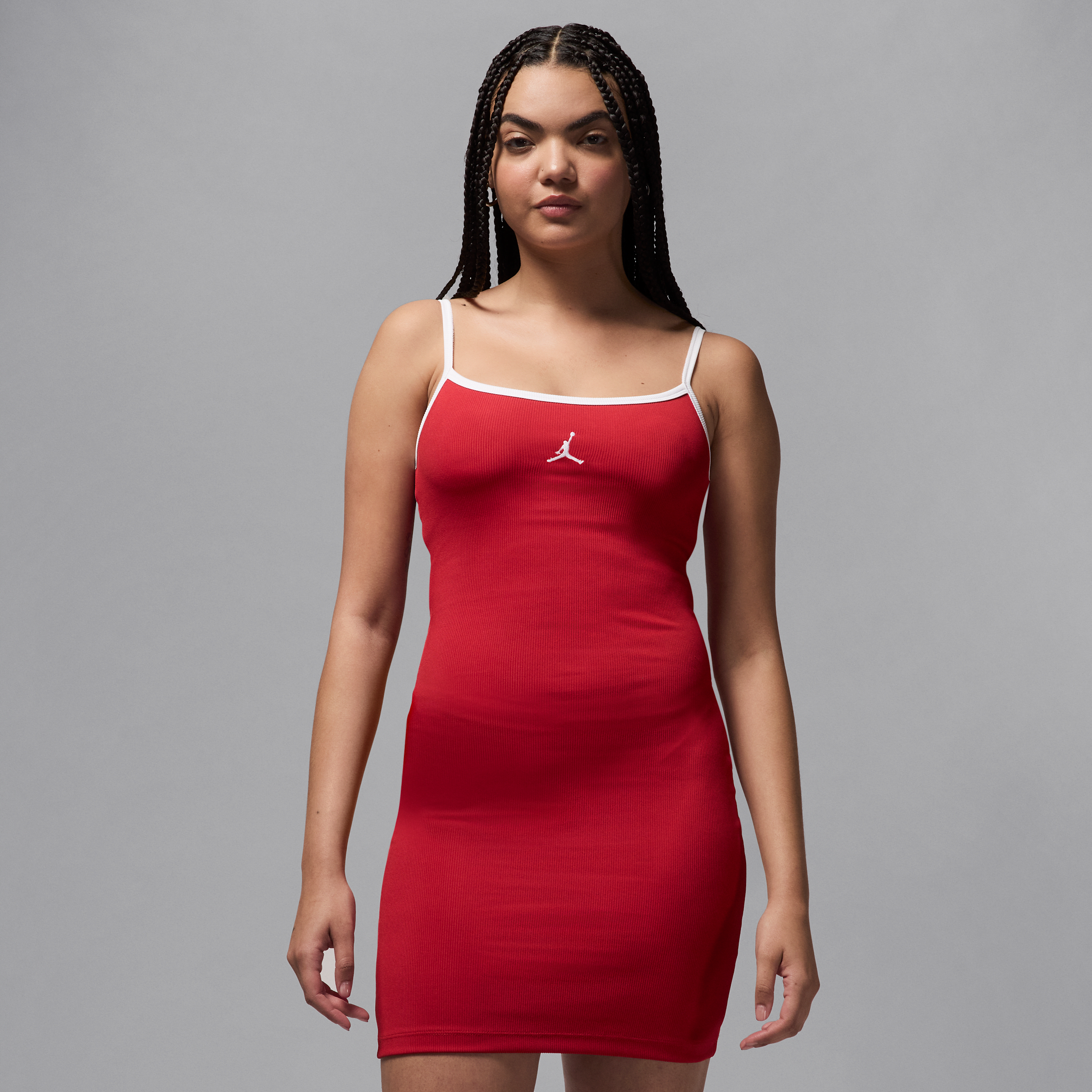 Thumbnail - Jordan Tanktop-Dress mit enger Passform (Damen) - Rot
