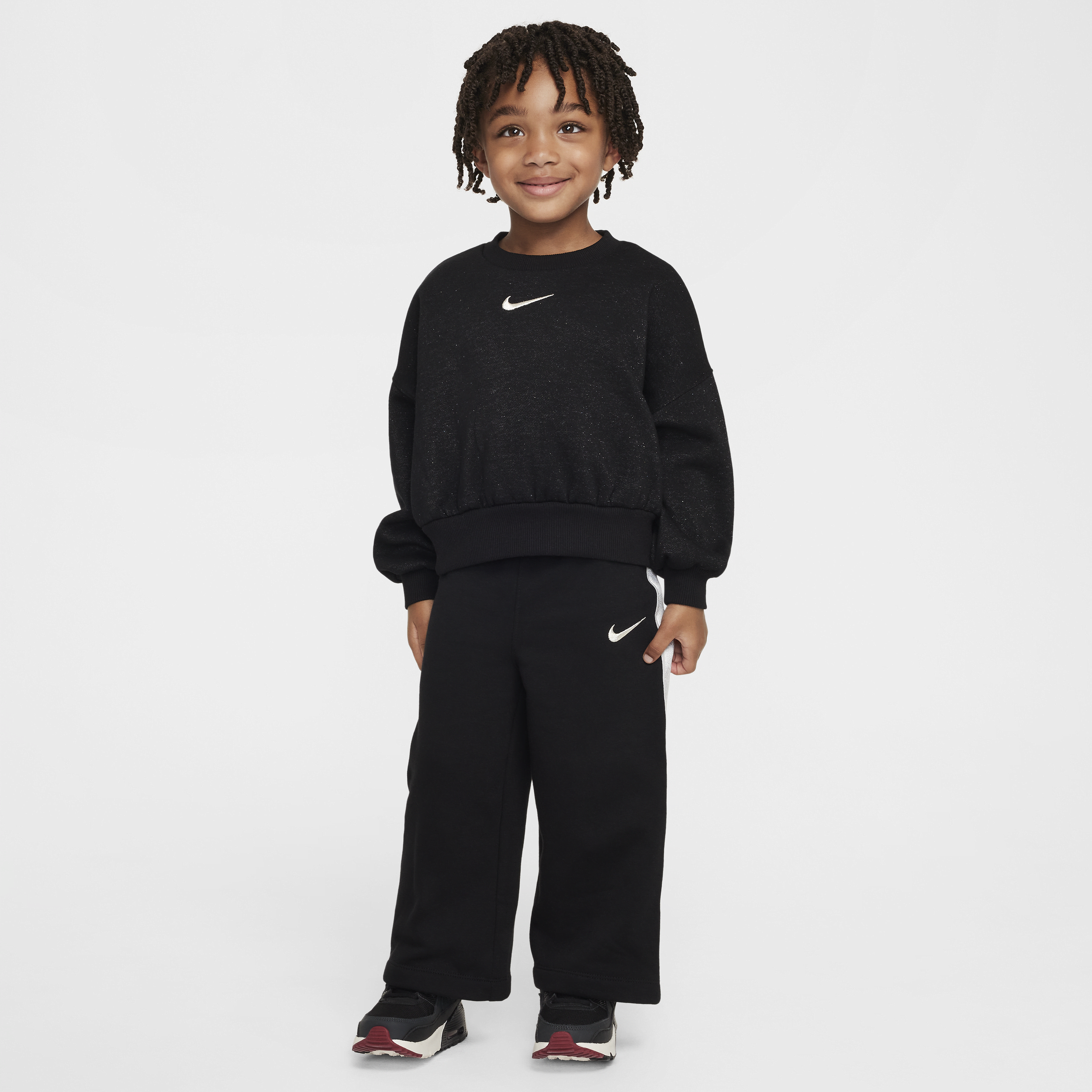Ensemble haut et pantalon Nike Shine pour tout-petit - Noir