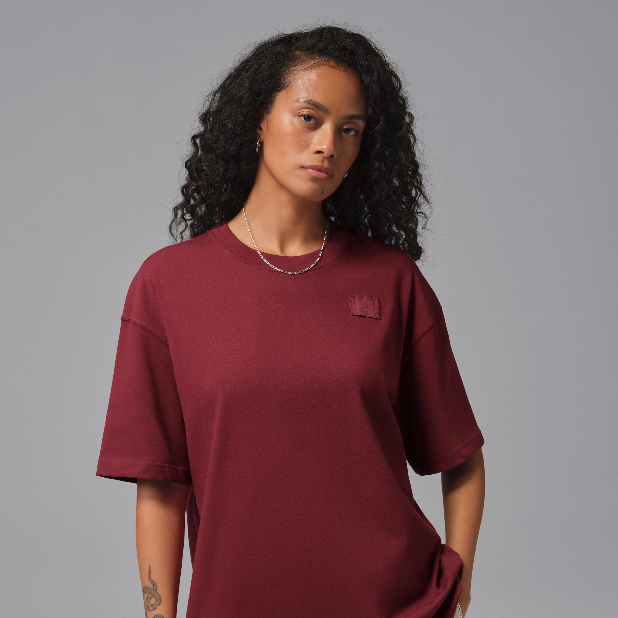 Thumbnail - Jordan Flight Essentials Oversize-T-Shirt (Damen) - Rot