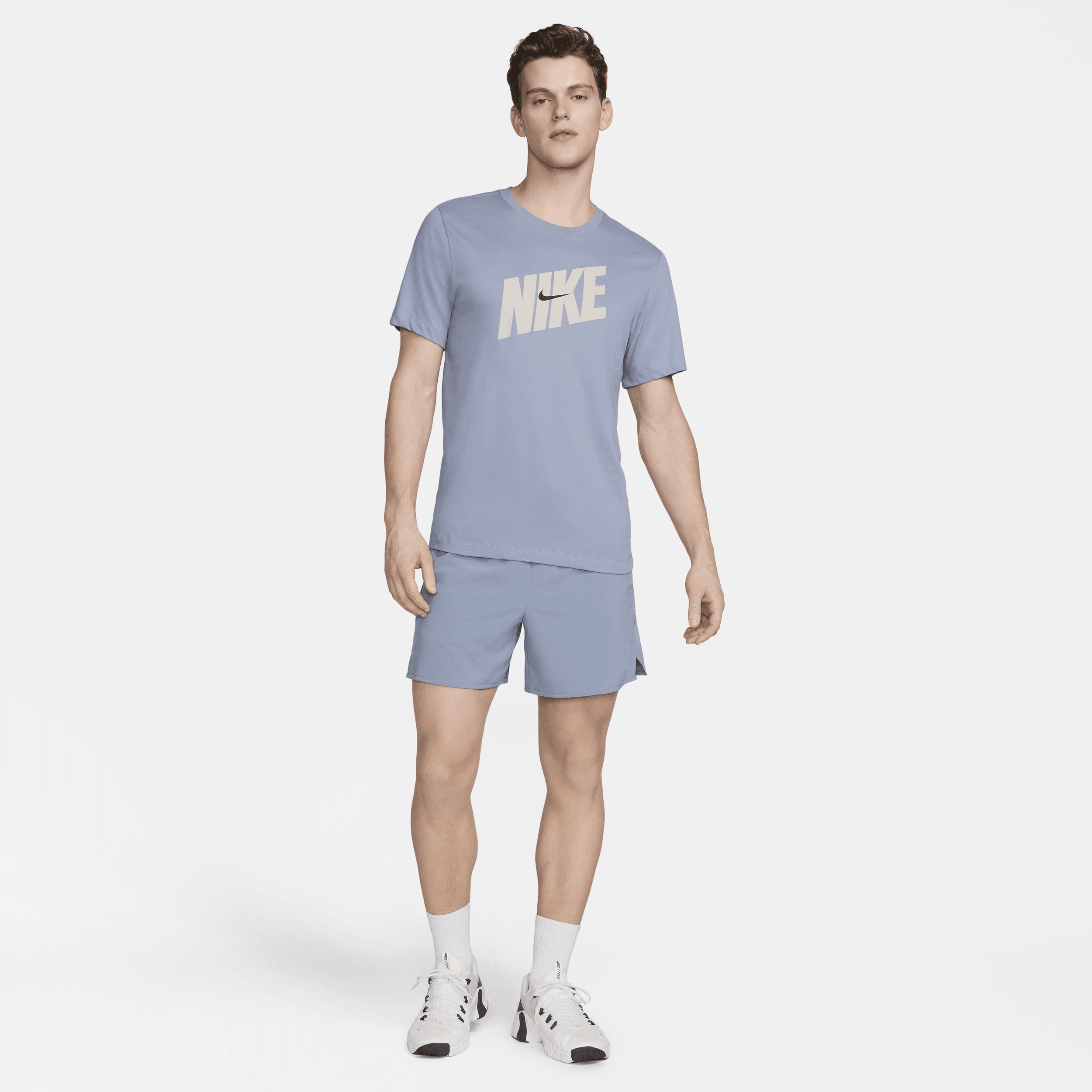 Nike fitnessshirt met Dri-FIT voor heren Blauw