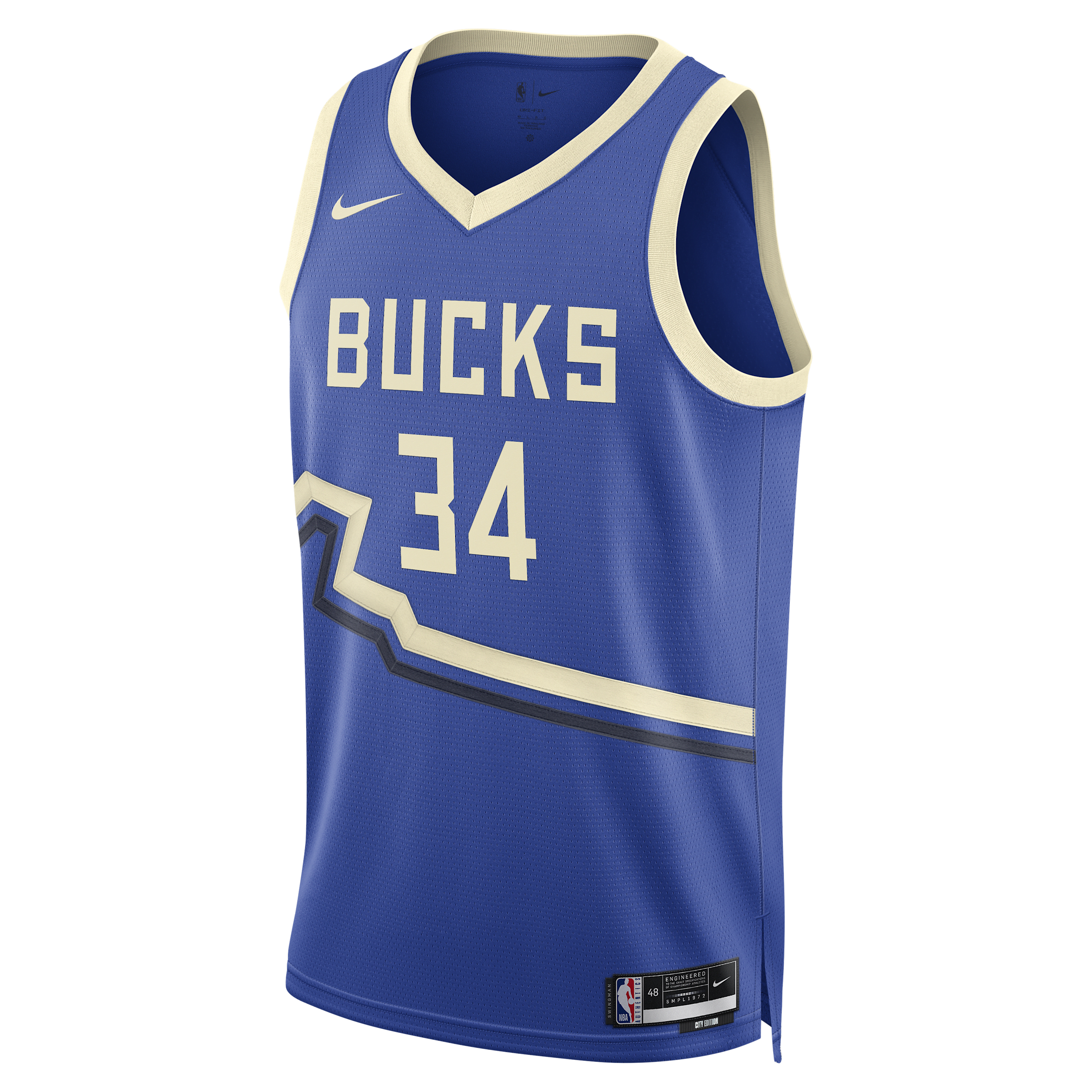 Maillot Nike Dri-FIT NBA Swingman Giannis Antetokounmpo Milwaukee Bucks 2024/25 City Edition pour ho
