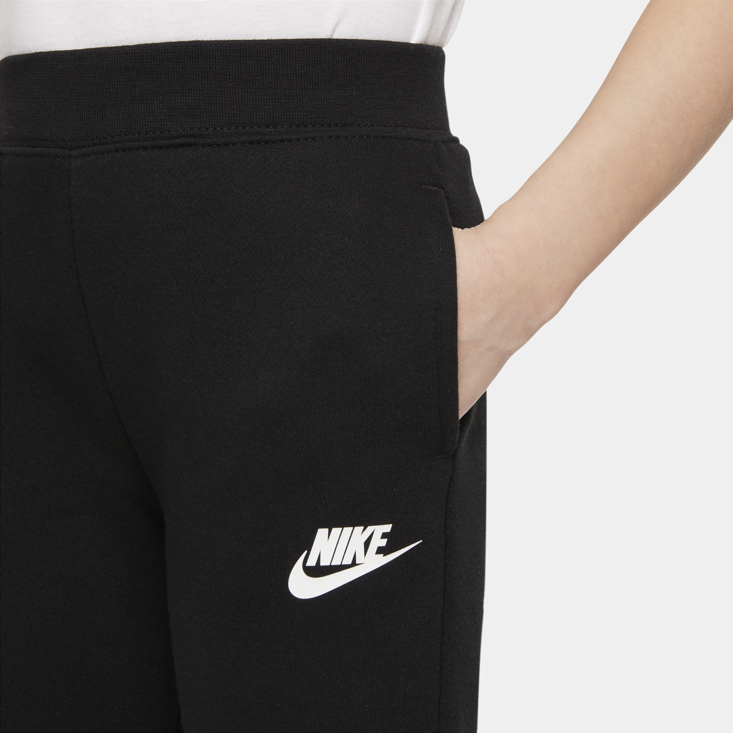 Thumbnail - Nike Club Fleece Hose für jüngere Kinder - Schwarz