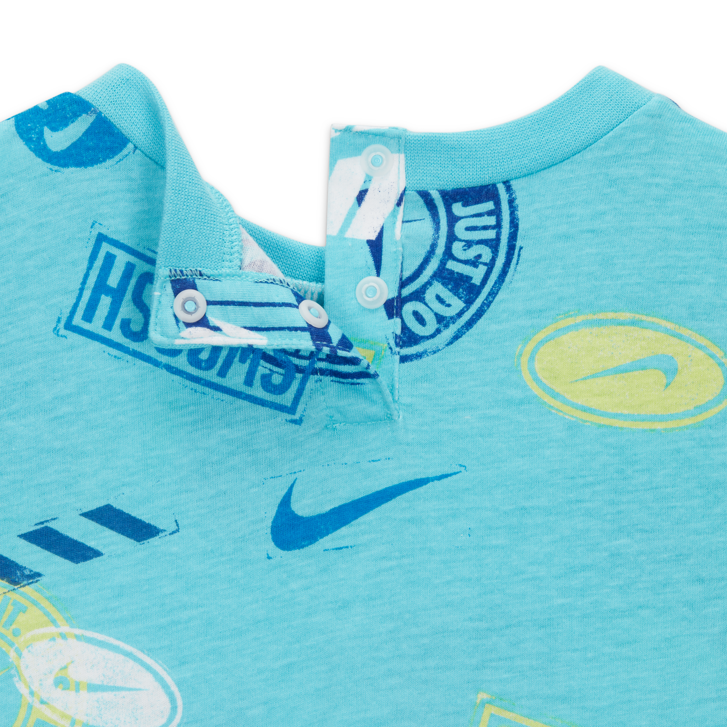 Thumbnail - Nike Wild Air Printed Romper Strampler für Babys - Blau
