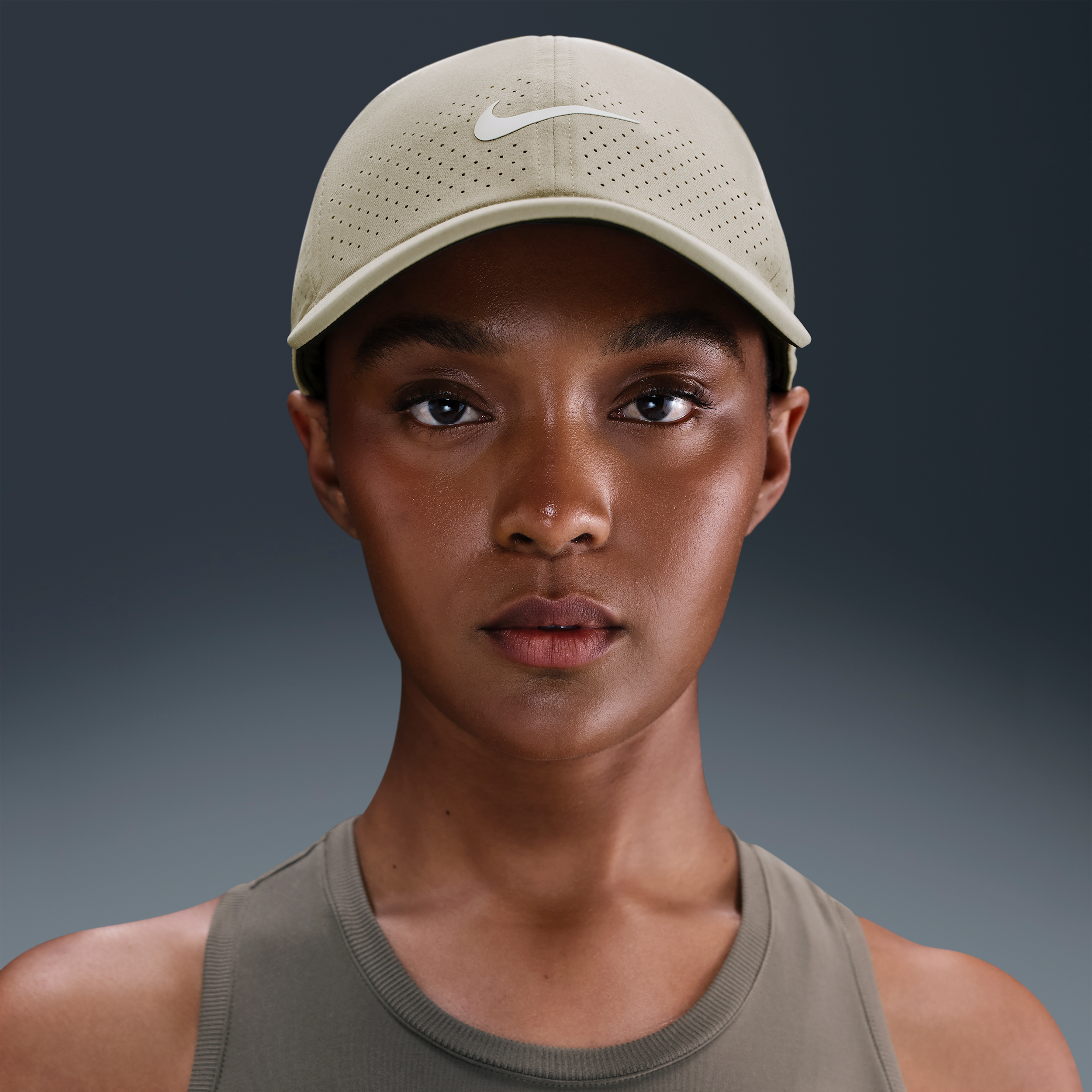 Nike Dri-FIT ADV Club Unstructured Tennis Cap - Brown - Polyester/Elastane