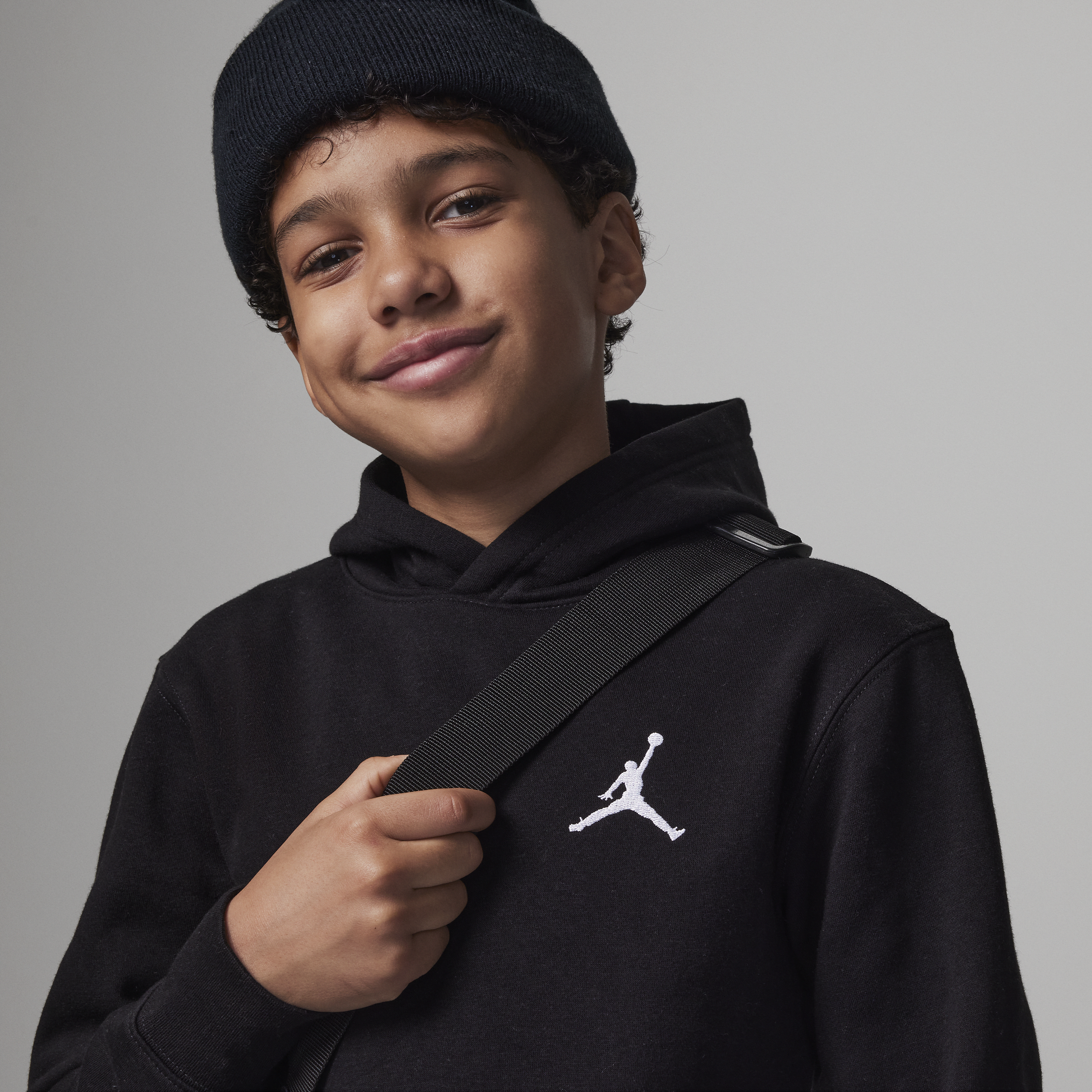 Jordan MJ Essentials Pullover Hoodie voor kids Zwart