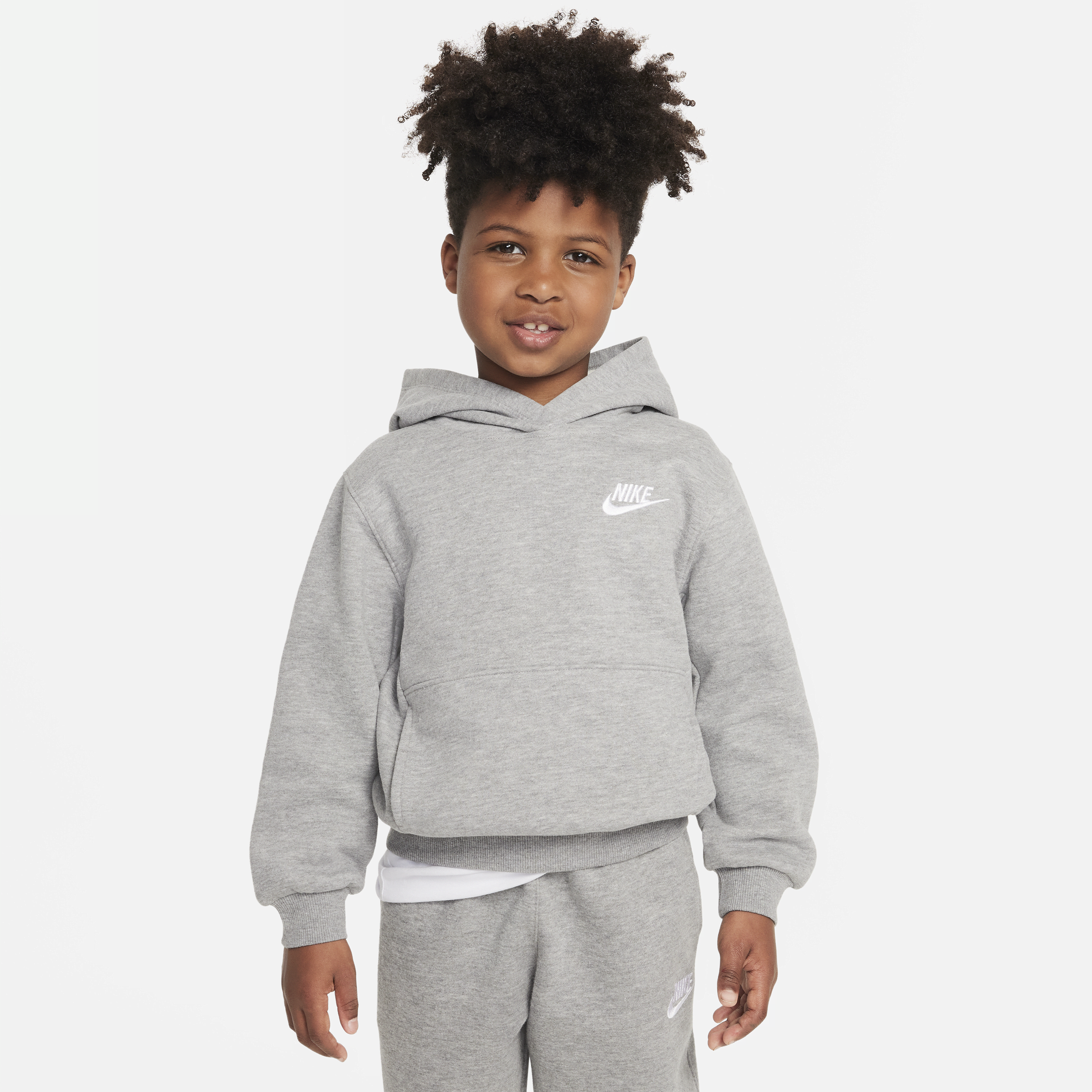 Sweat à capuche Nike Sportswear Club Fleece Pullover pour enfant - Gris