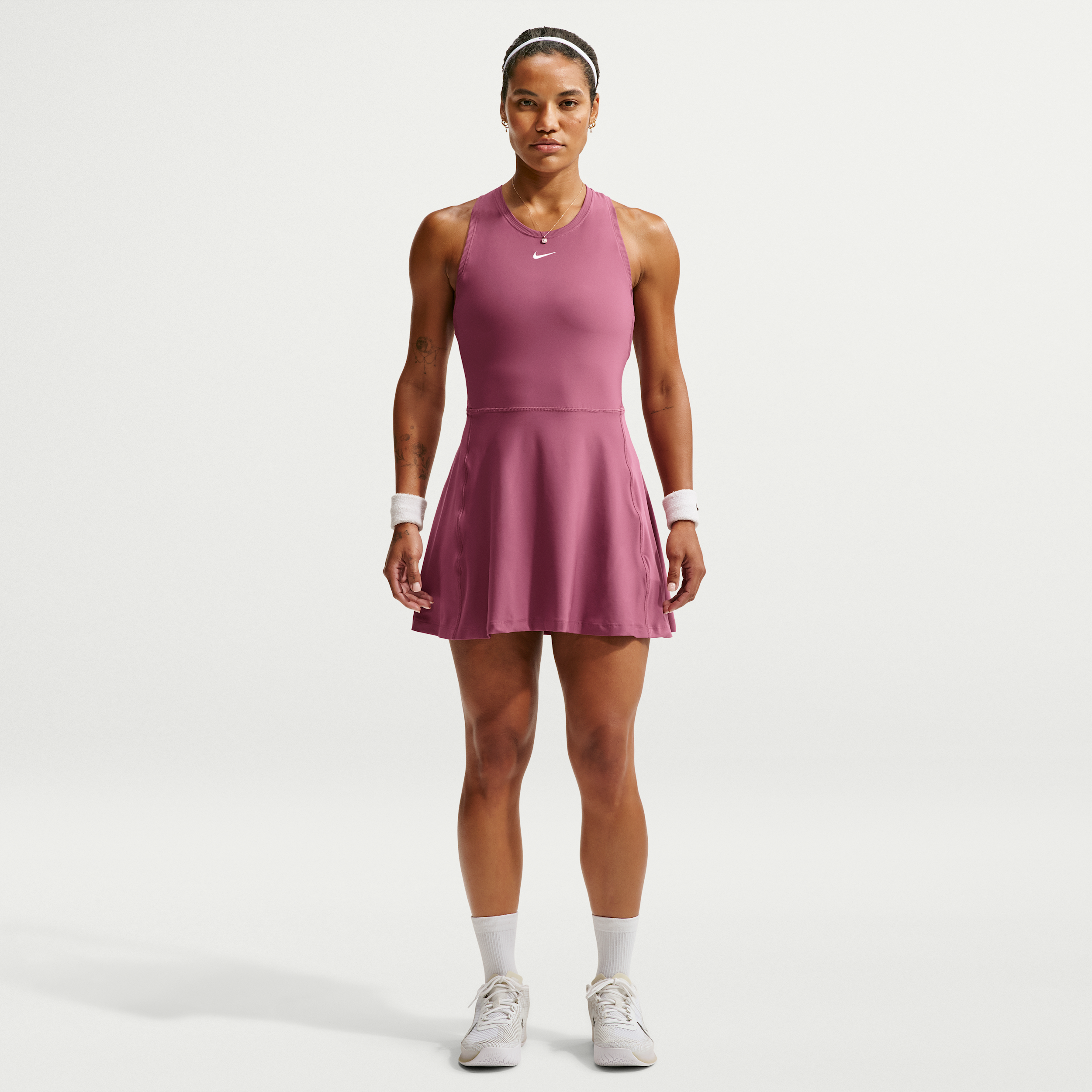 Nike Victory Dri-FIT-tenniskjole til kvinder - rød