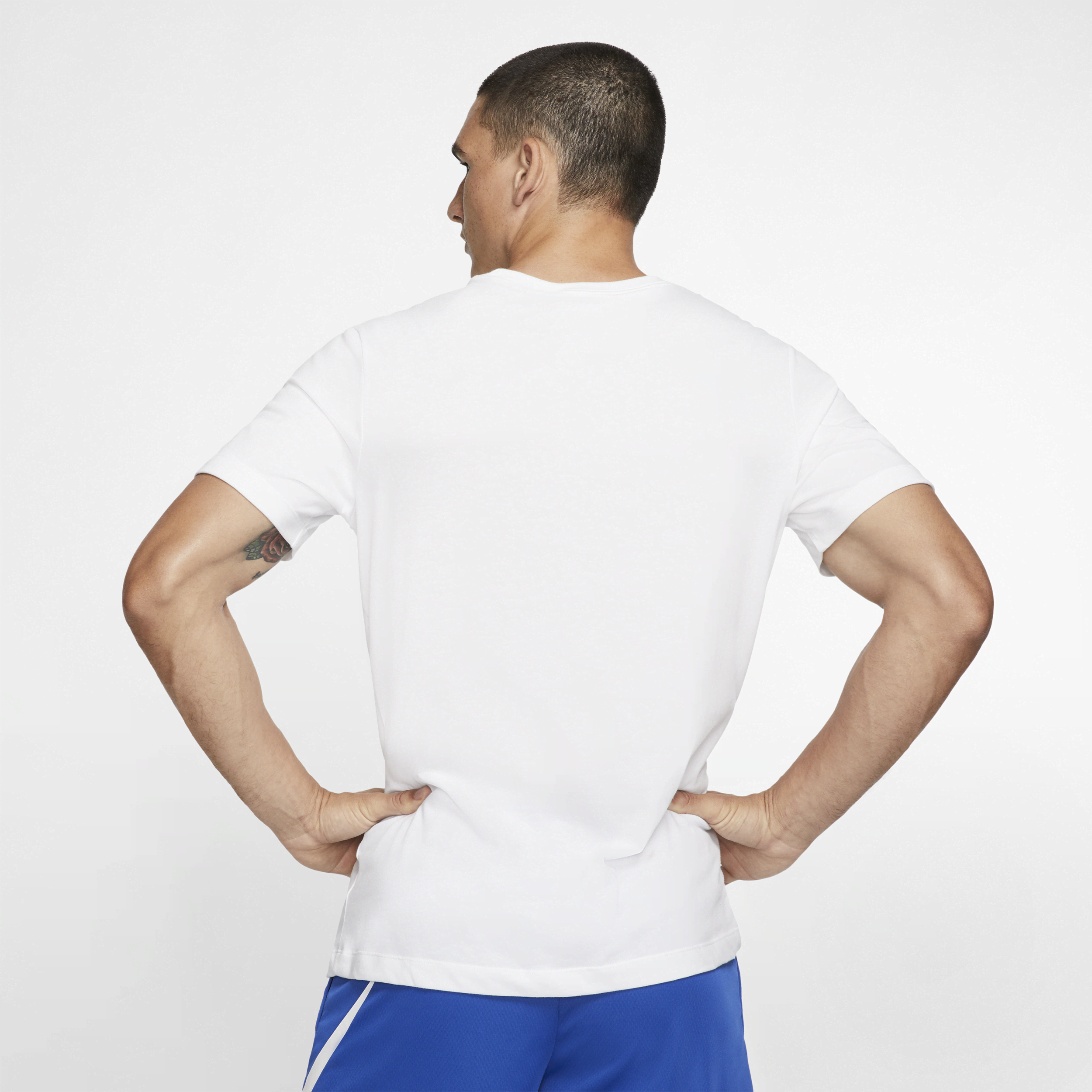 T-shirt de fitness Nike Dri-FIT pour homme - Blanc