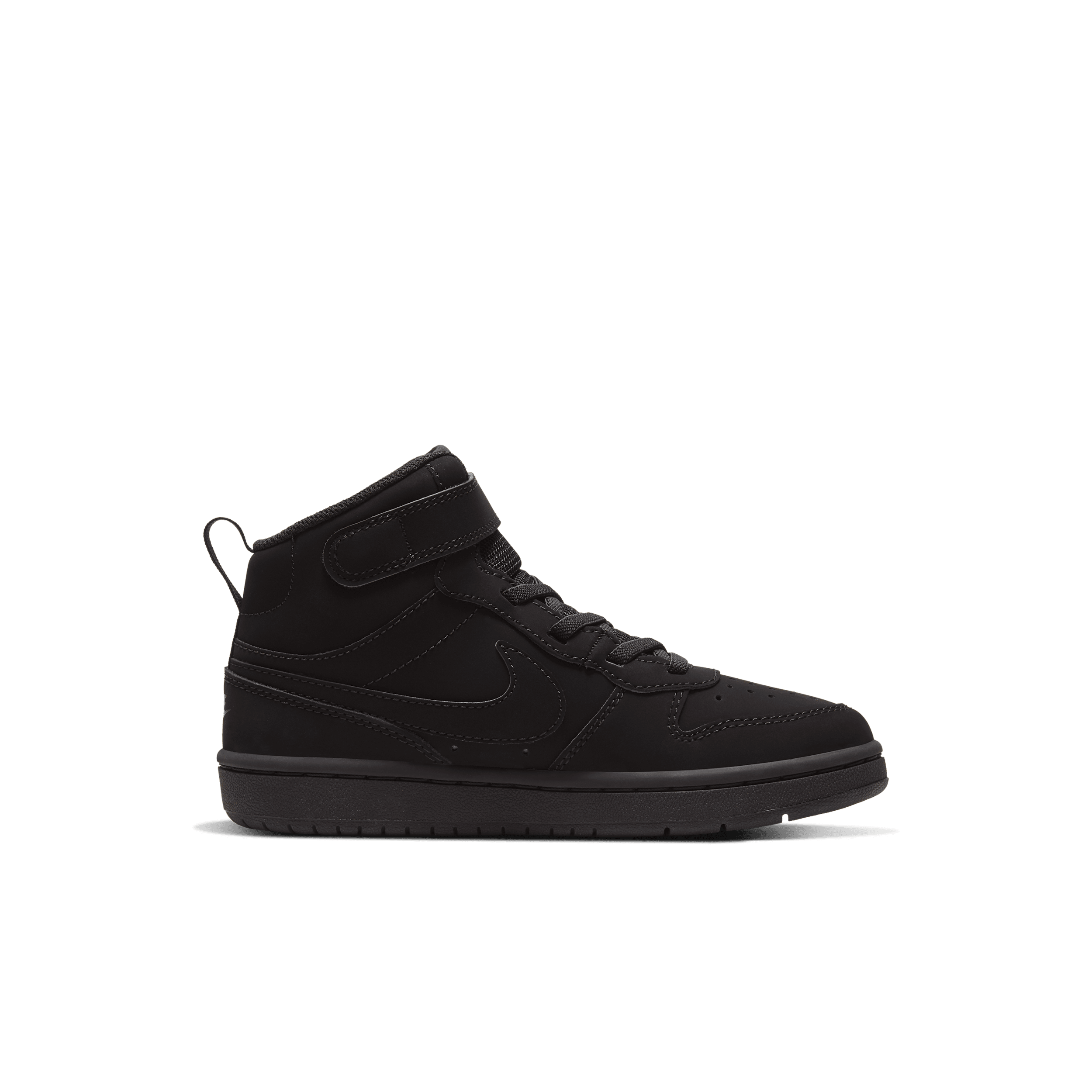 Thumbnail - Nike Court Borough Mid 2 Schuh (jüngere Kinder) - Schwarz