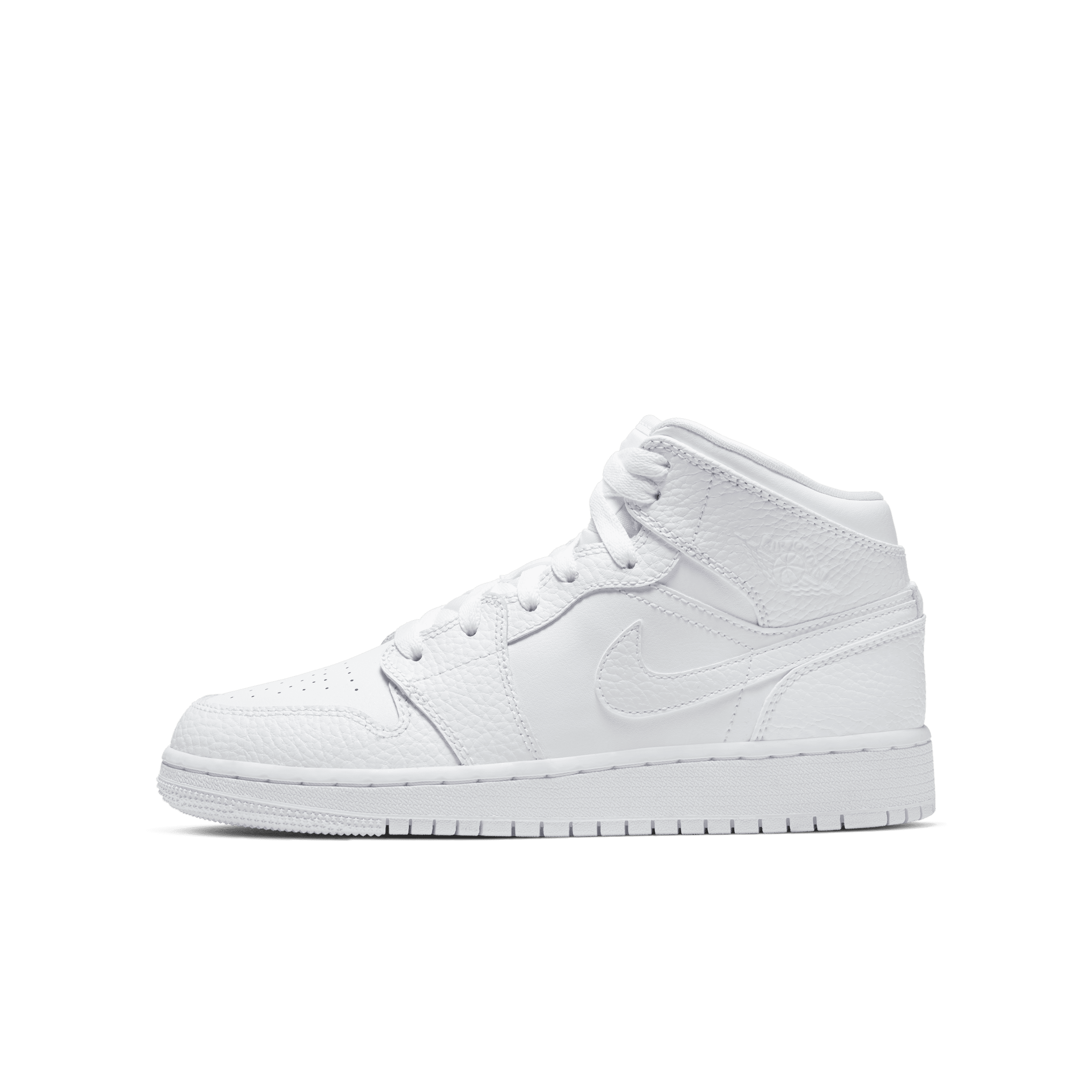 Air Jordan 1 Mid Junior's - White | FOOTY.COM