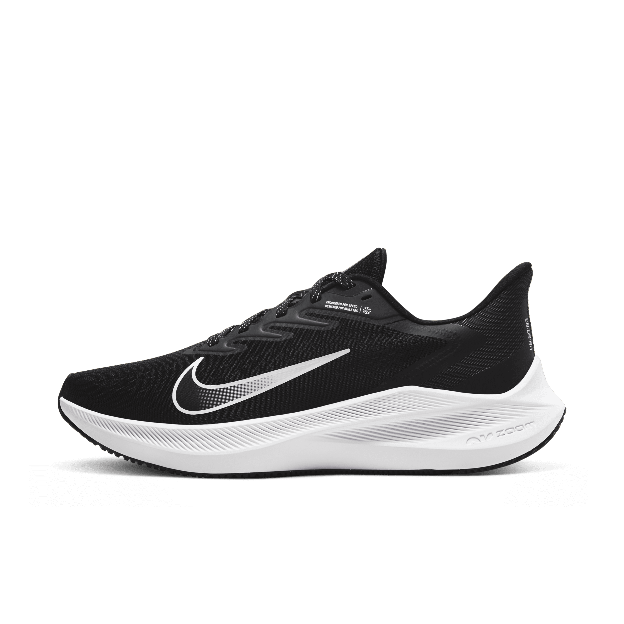 Damskie buty do biegania po asfalcie Nike Air Zoom Winflo 7 - Czerń