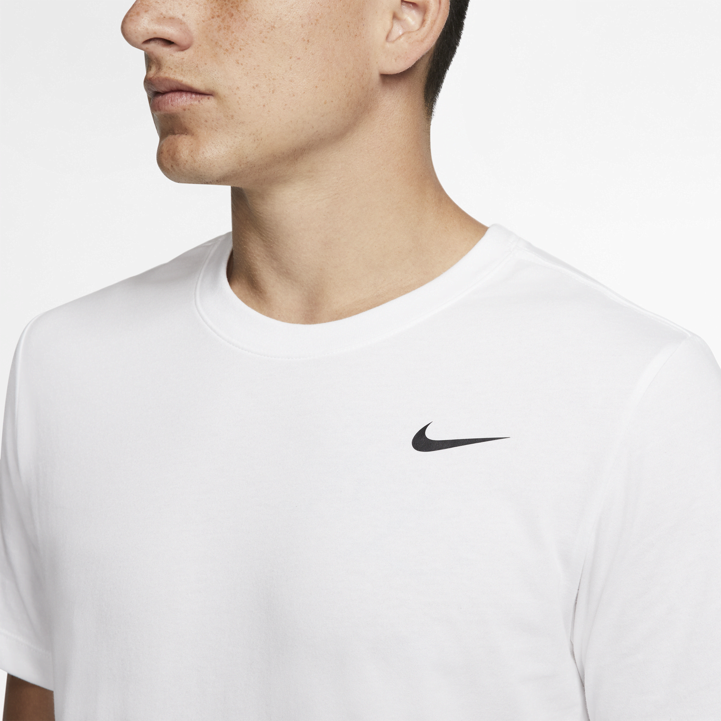 T-shirt de fitness Nike Dri-FIT pour homme - Blanc