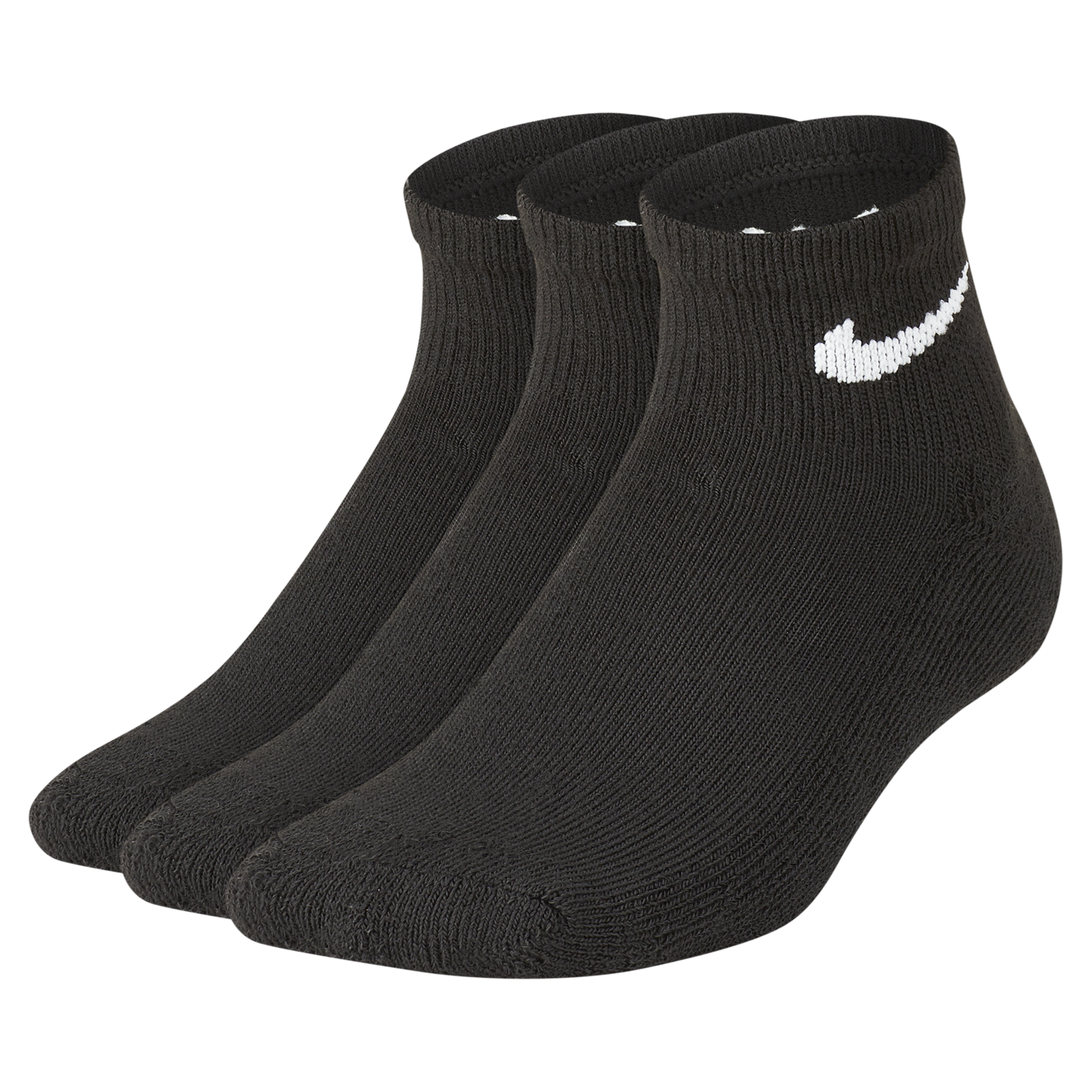 Nike Basics enkelsokken voor kleuters (3 paar) Zwart