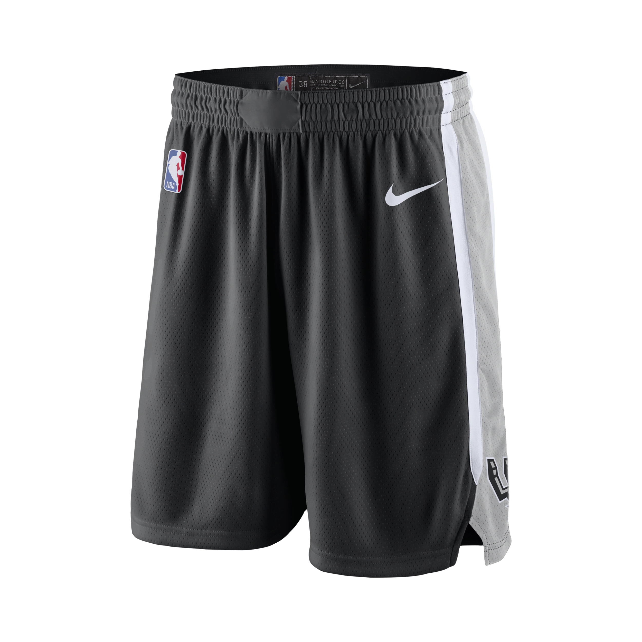 Short Nike NBA Swingman San Antonio Spurs Icon Edition pour Homme - Noir