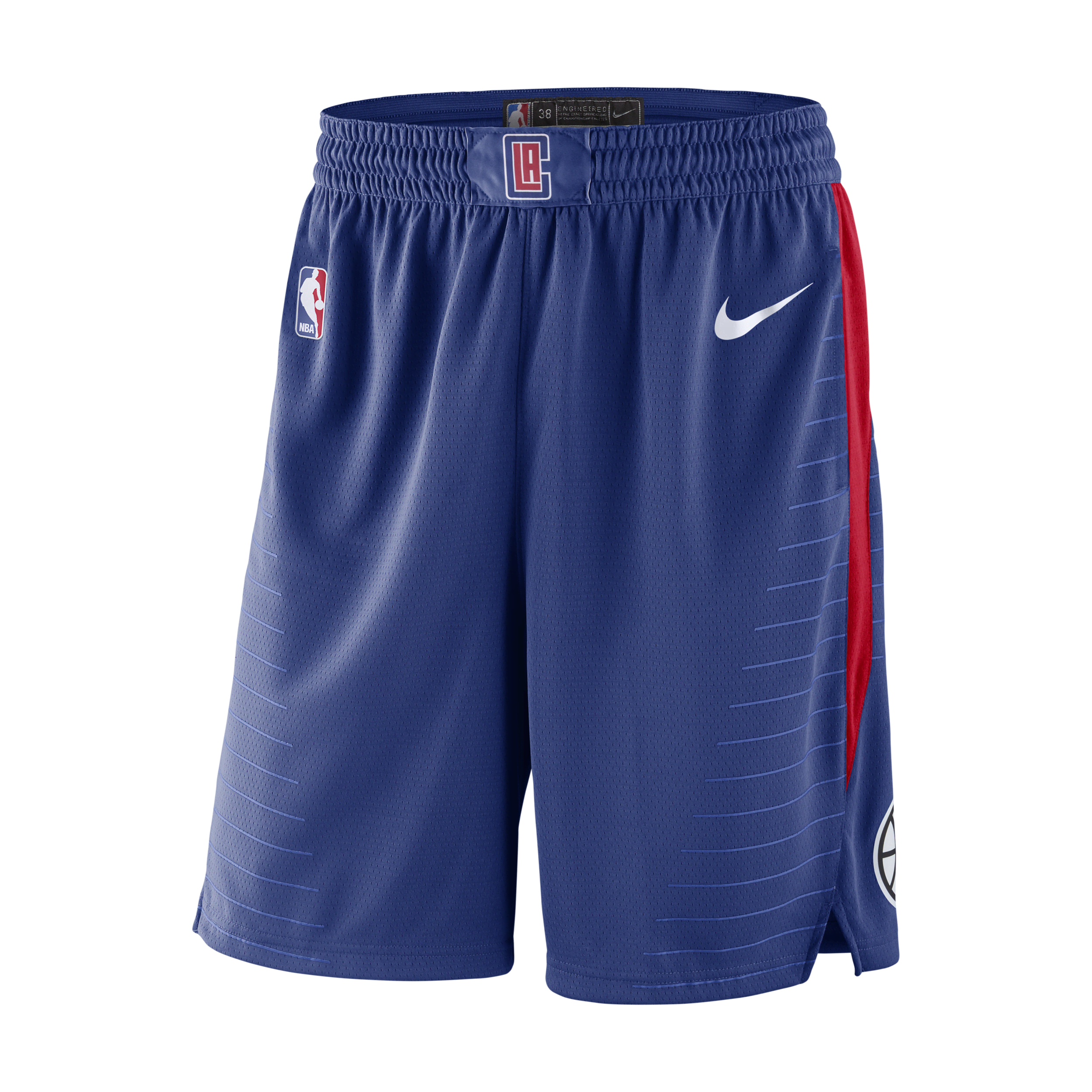 Image of Los Angeles Clippers Icon Edition Swingman Nike NBA-herenshorts - Blauw