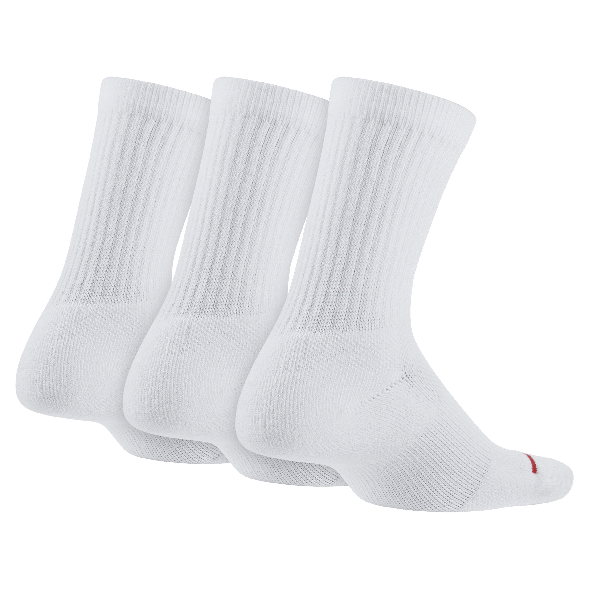 Thumbnail - Jordan Crew-Socken für ältere Kinder (3 Paar) - Weiß