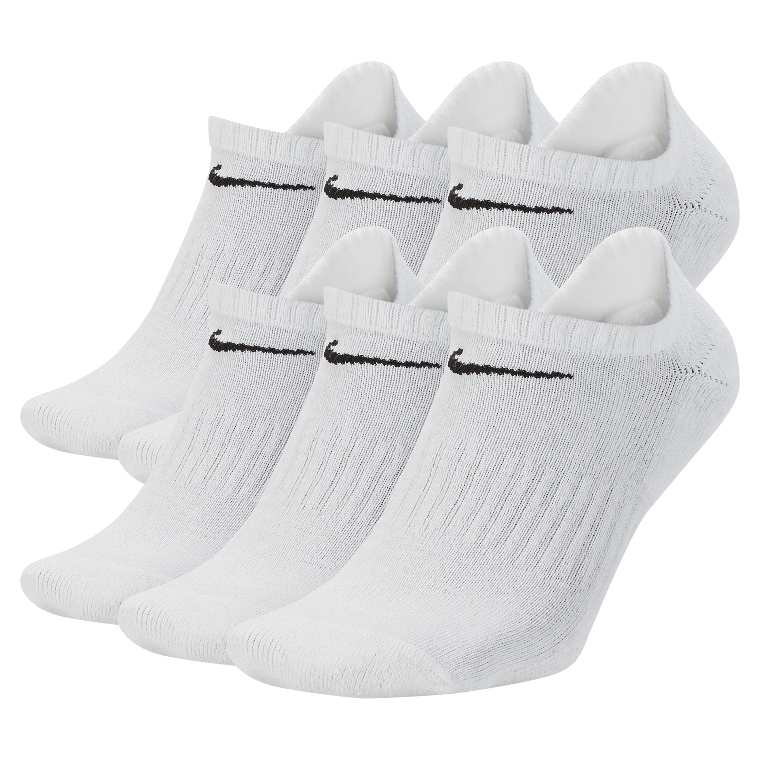 Thumbnail - Nike Everyday Cushioned No-Show-Trainingssocken (6 Paar) - Weiß