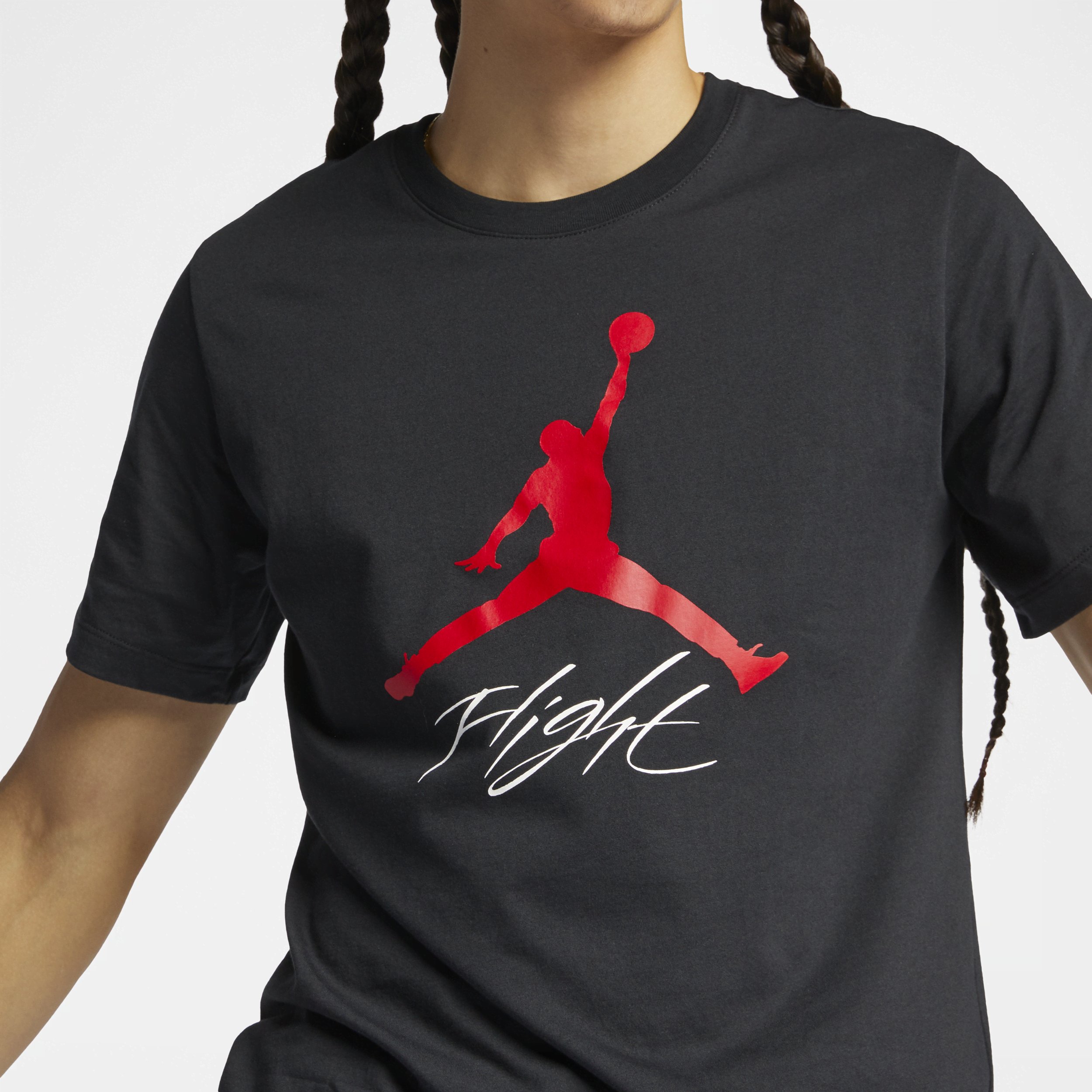 Jordan Jumpman Flight T-shirt voor heren Zwart
