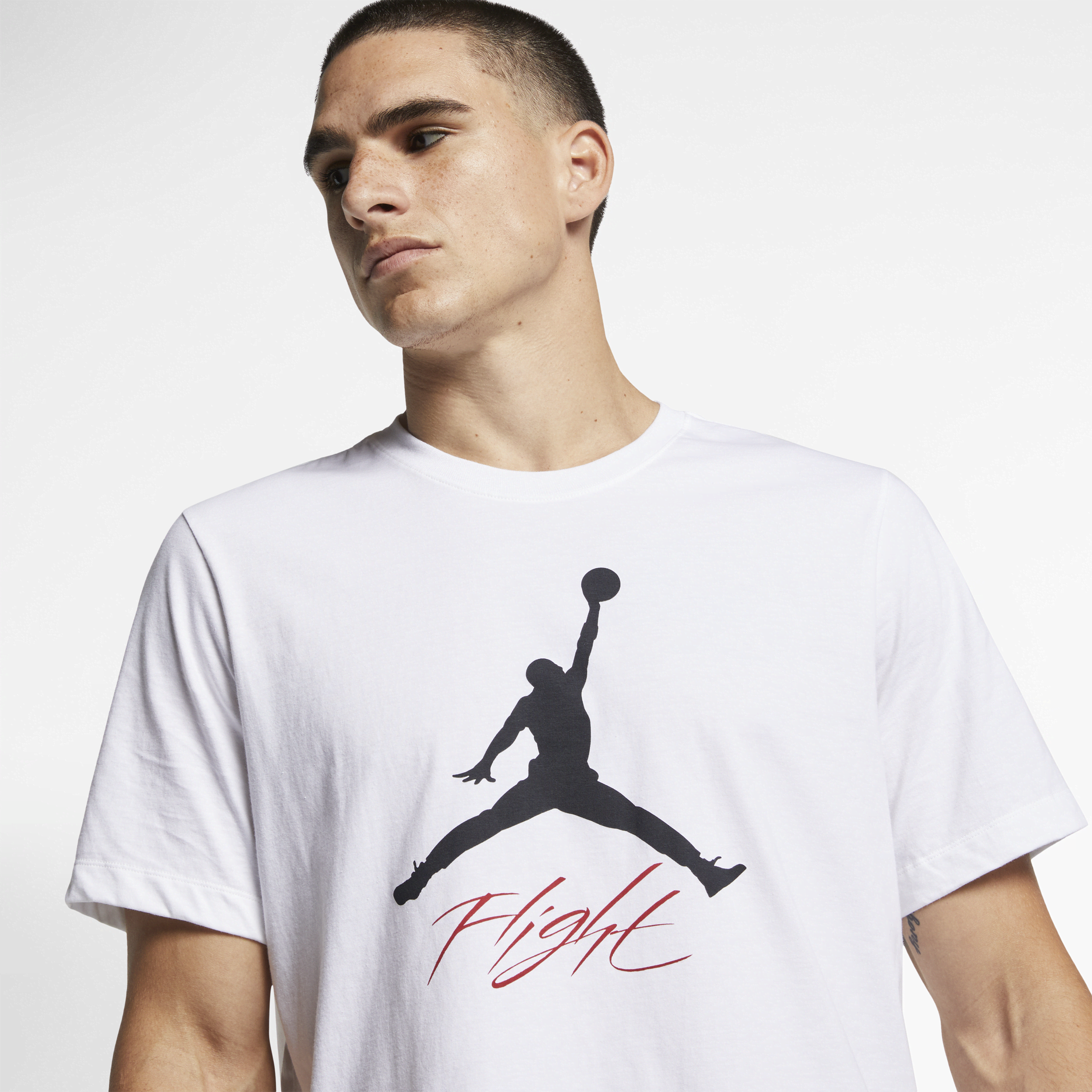 Jordan Jumpman Flight T-shirt voor heren Wit